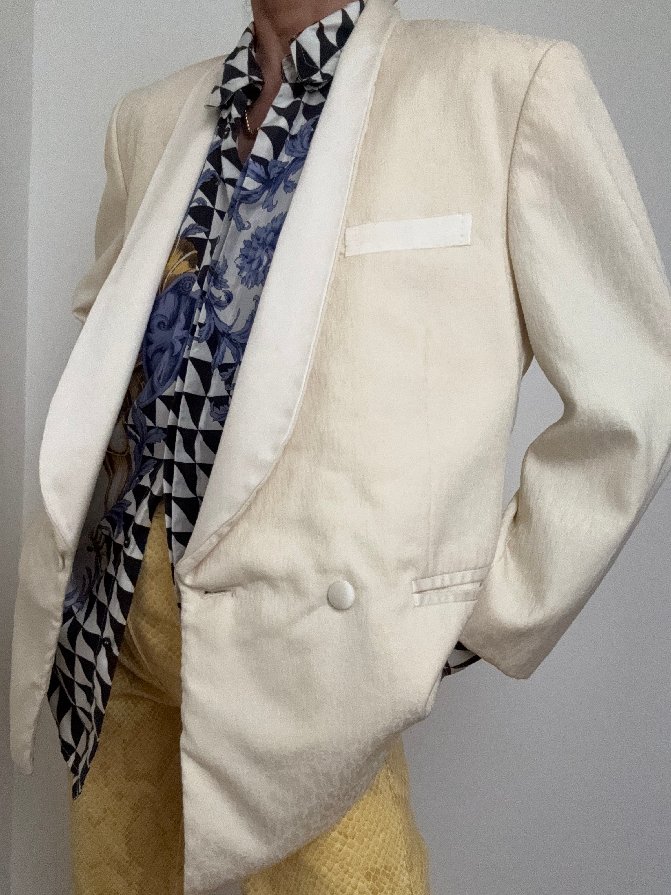 Cream Vintage Dinner Jacket | Jackets