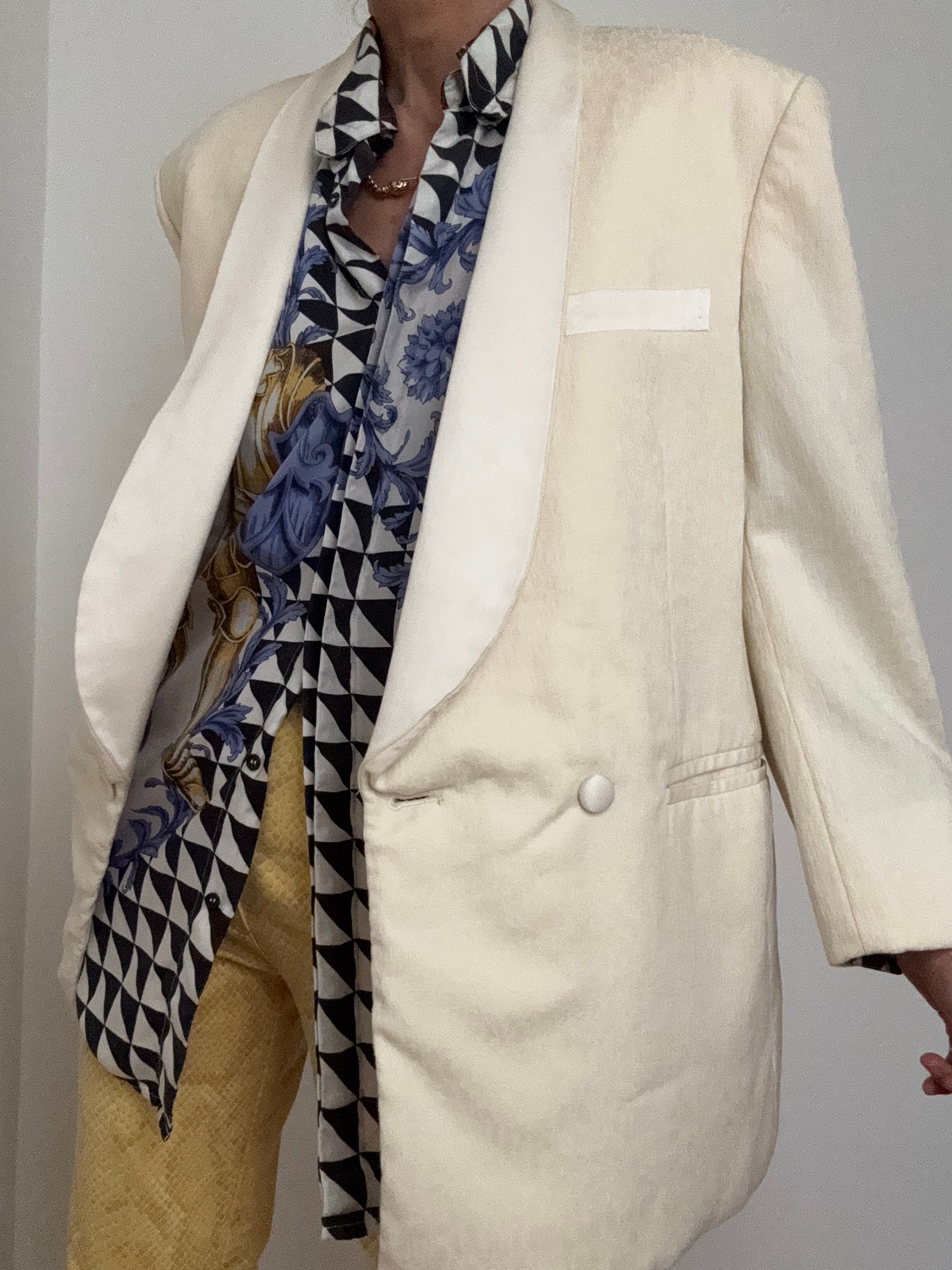Cream Vintage Dinner Jacket | Jackets