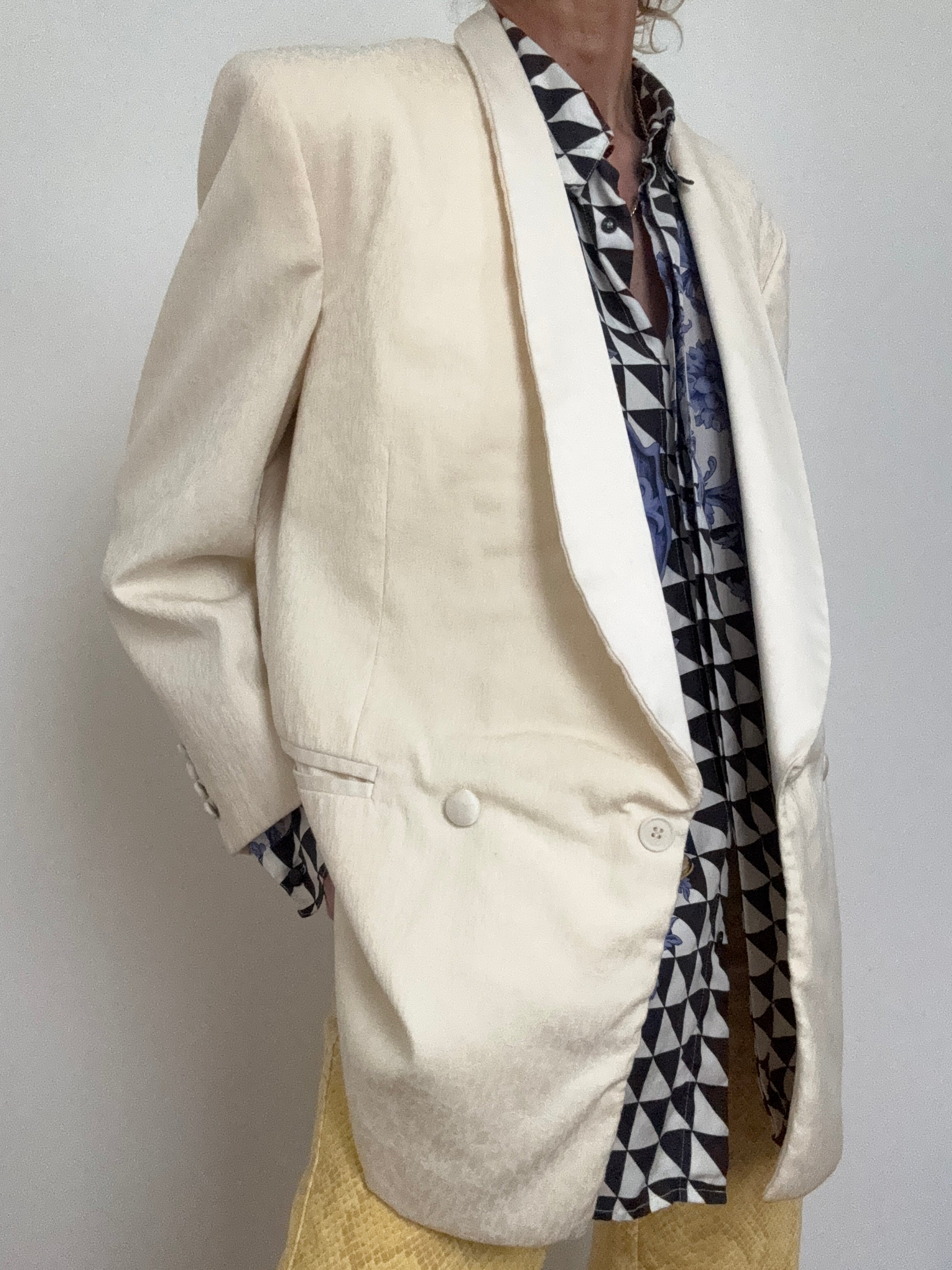 Cream Vintage Dinner Jacket | Jackets