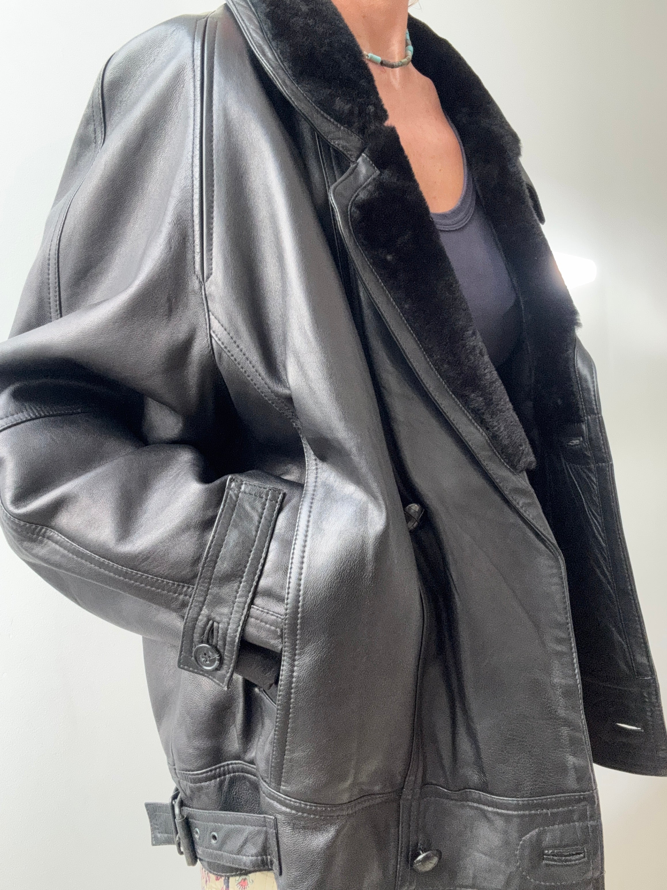 Laranzo Bond Leather Jacket | Jackets