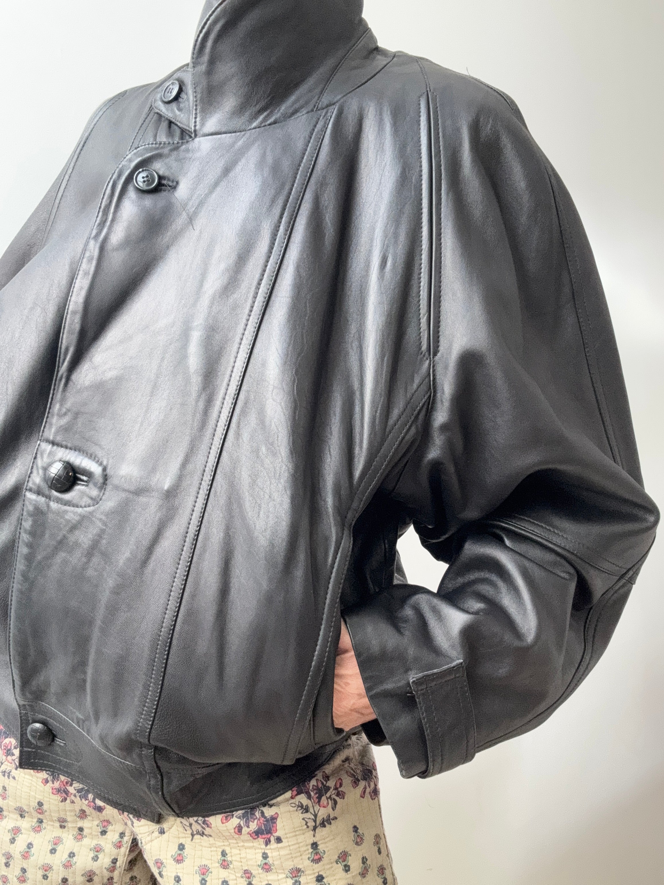 Laranzo Bond Leather Jacket | Jackets