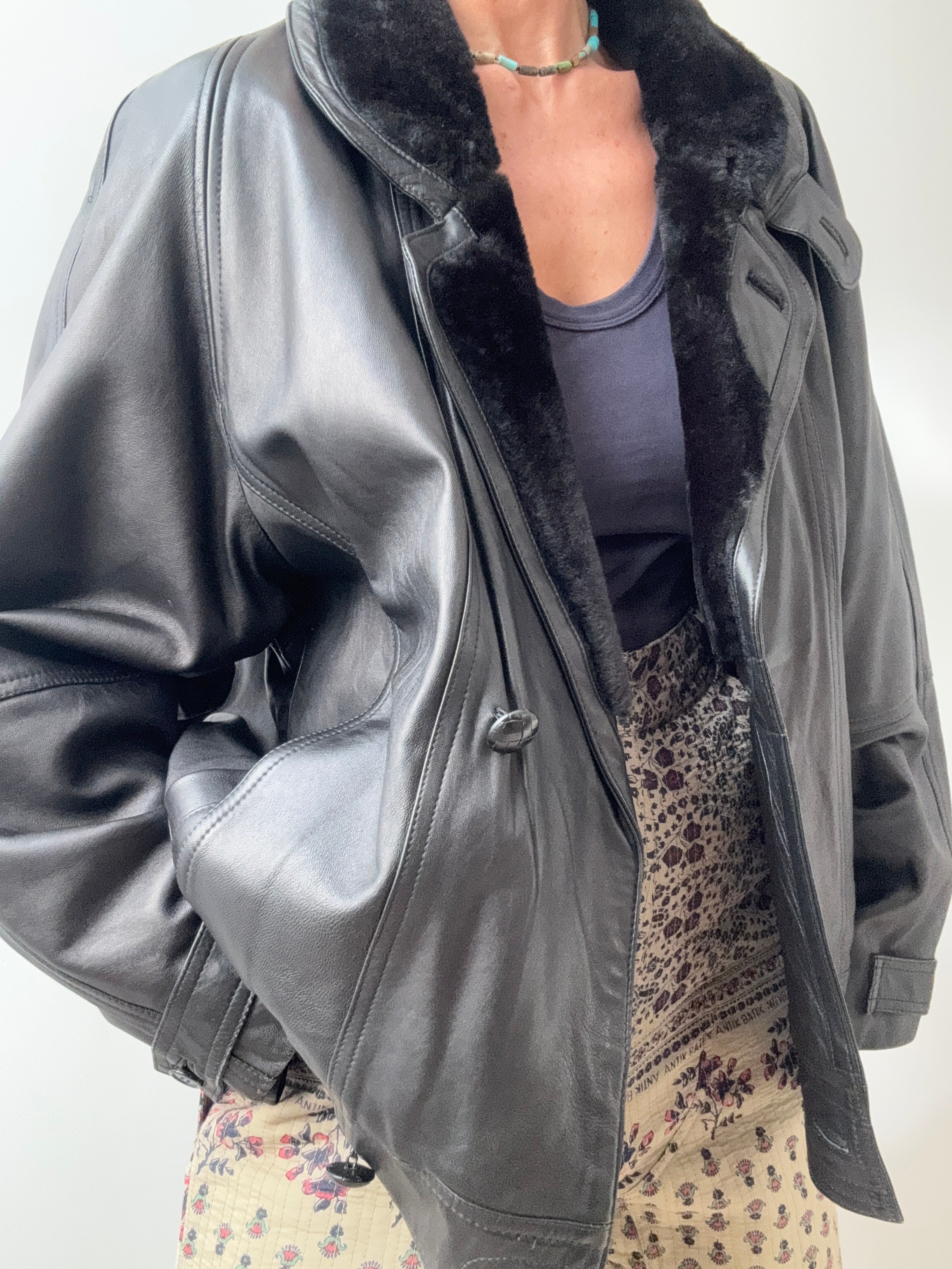 Laranzo Bond Leather Jacket | Jackets