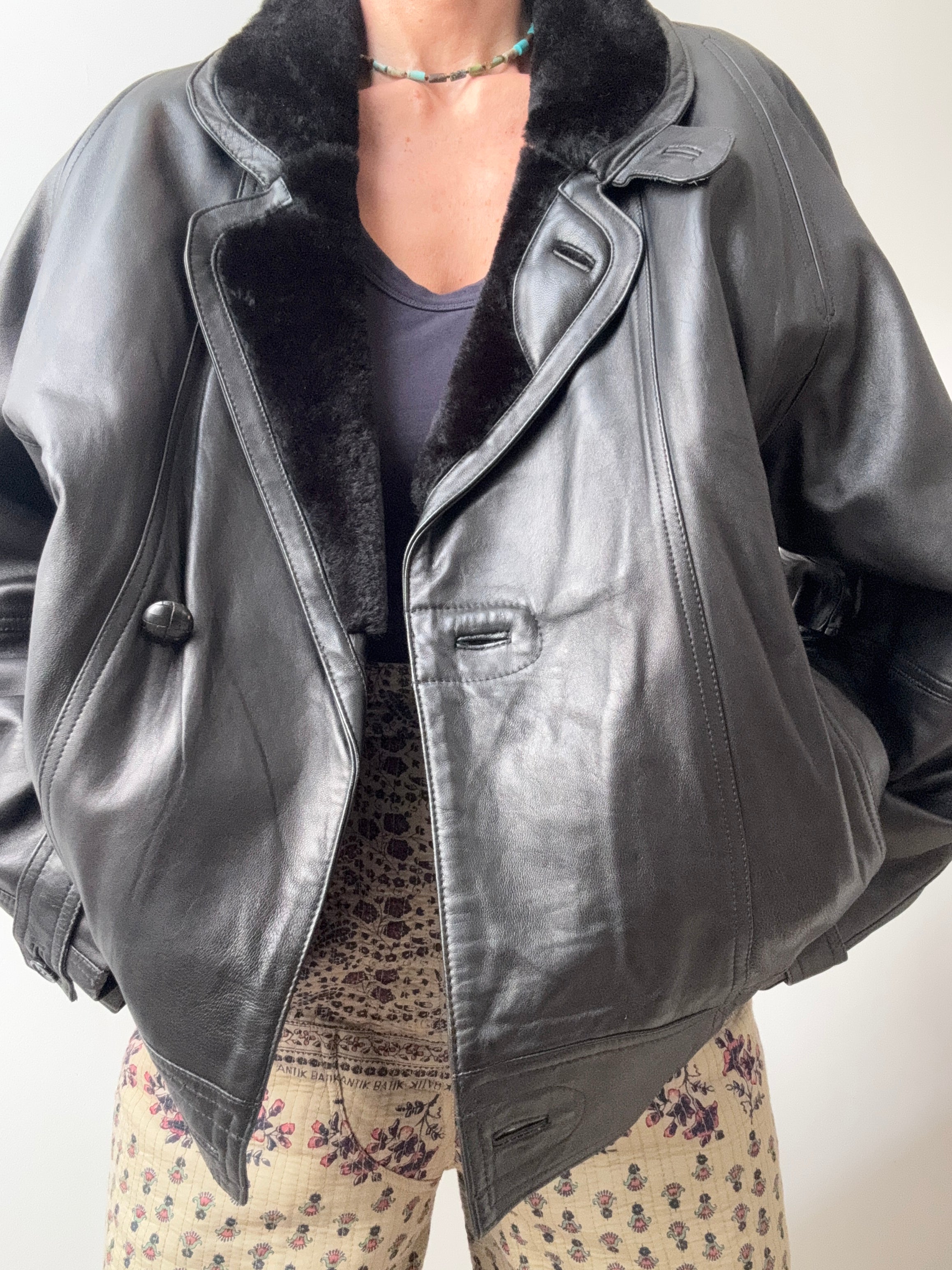 Laranzo Bond Leather Jacket | Jackets