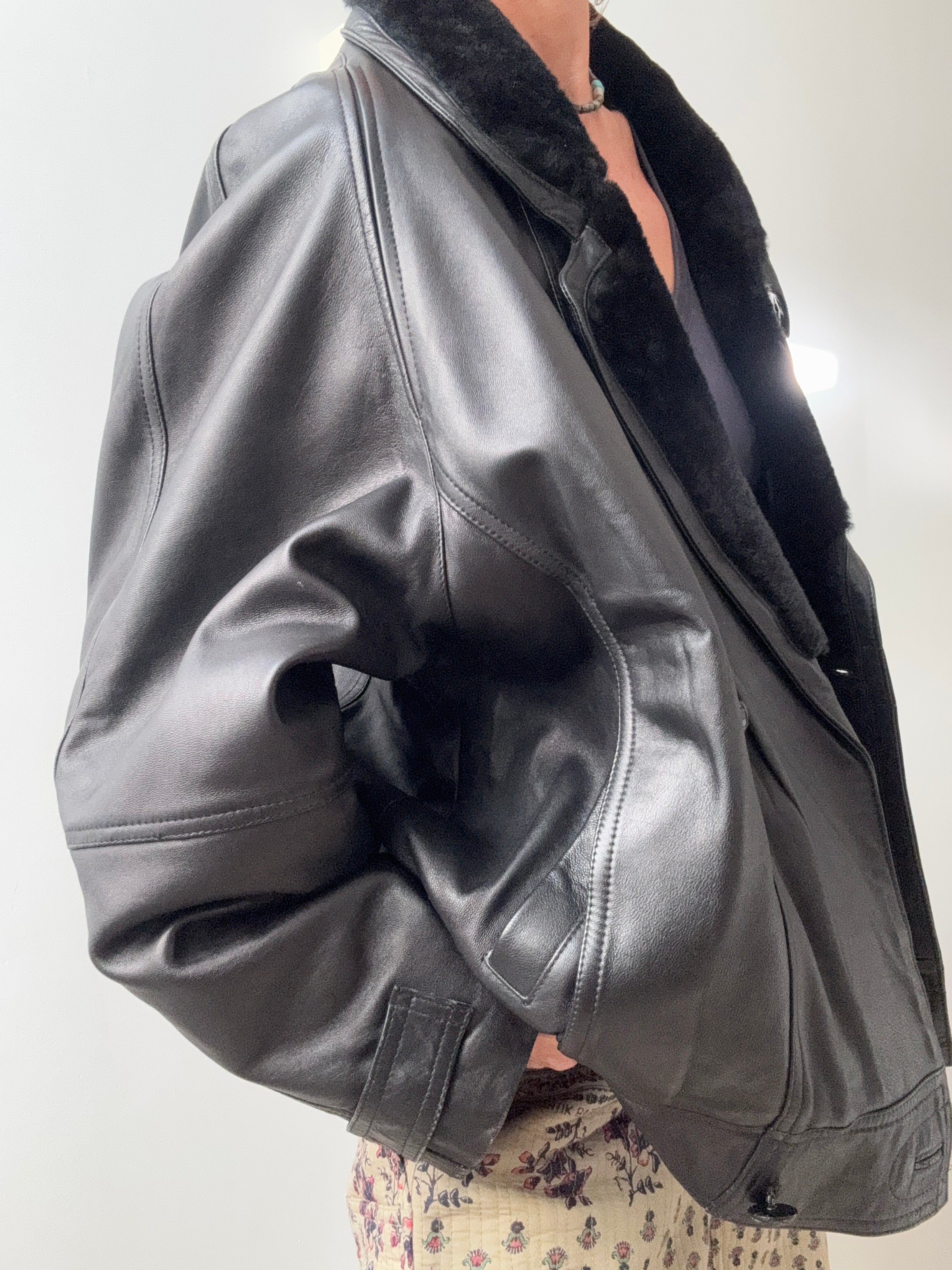 Laranzo Bond Leather Jacket | Jackets