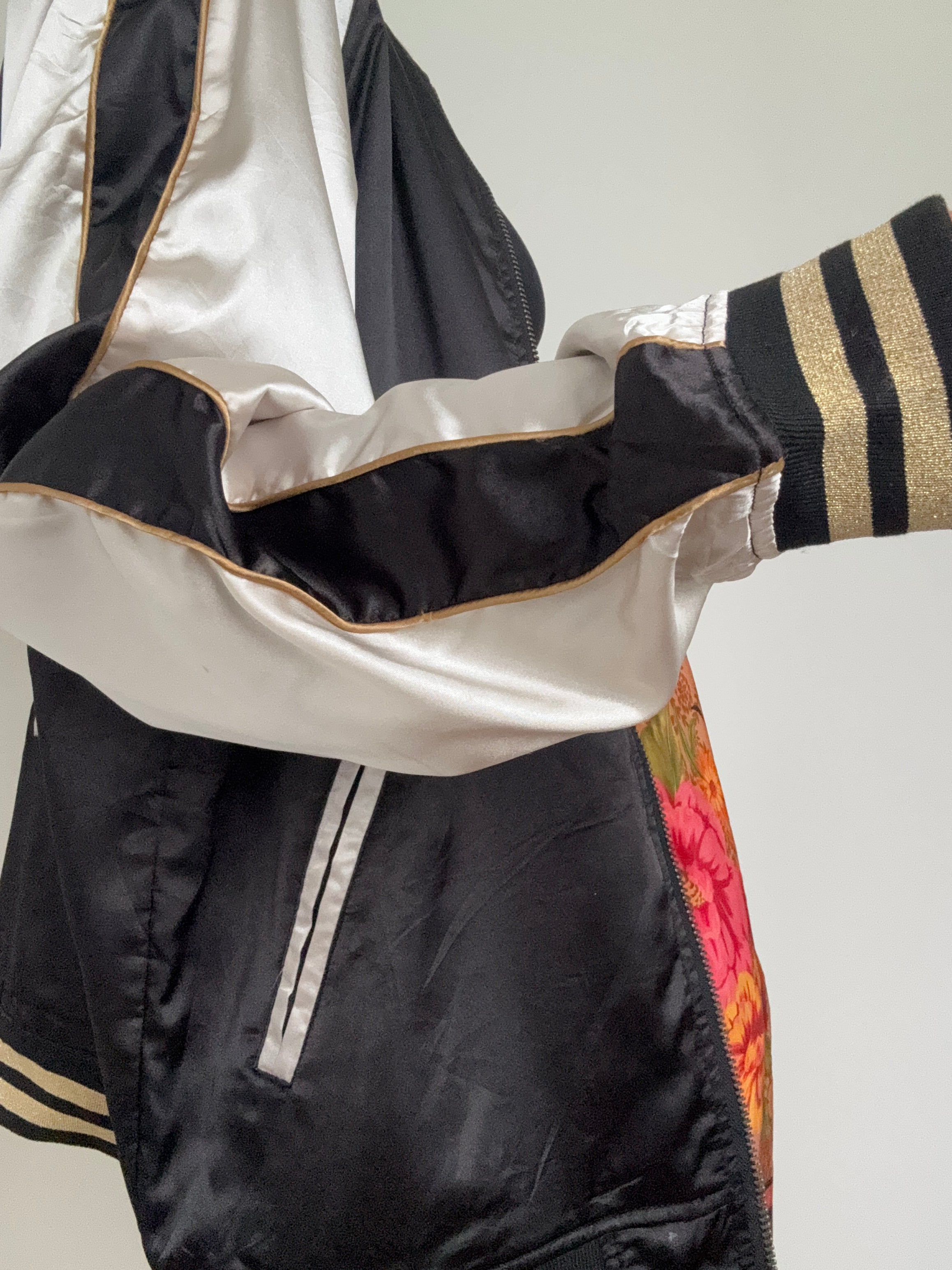 Future Nomads Jackets Large Los Angeles Satin Bomber