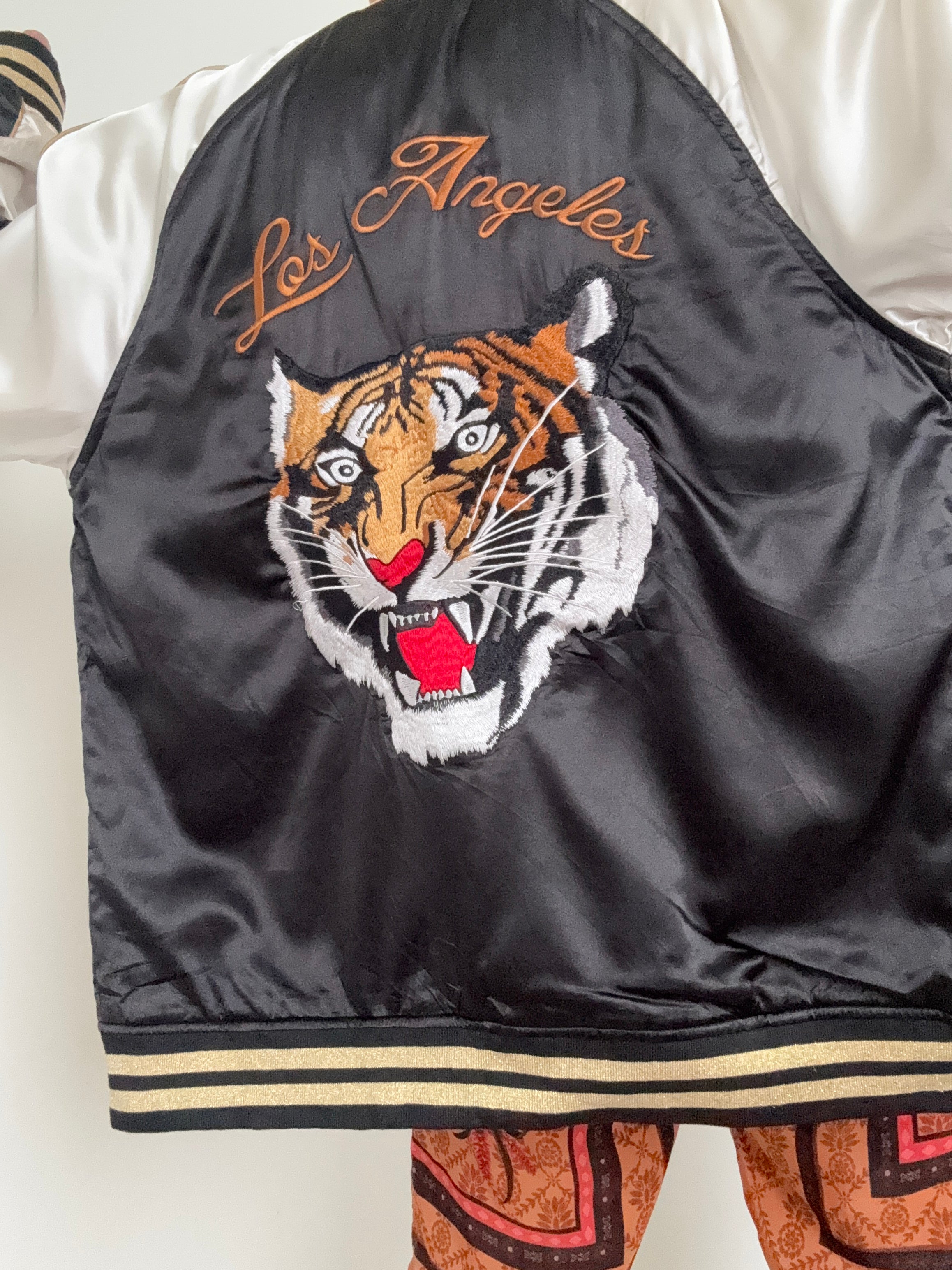 Future Nomads Jackets Large Los Angeles Satin Bomber