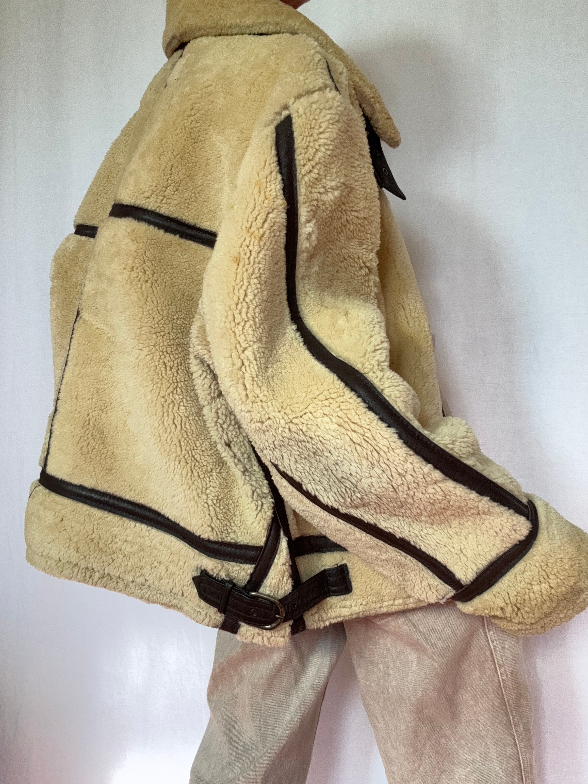Future Nomads Jackets Large Scholt NYC Shearling