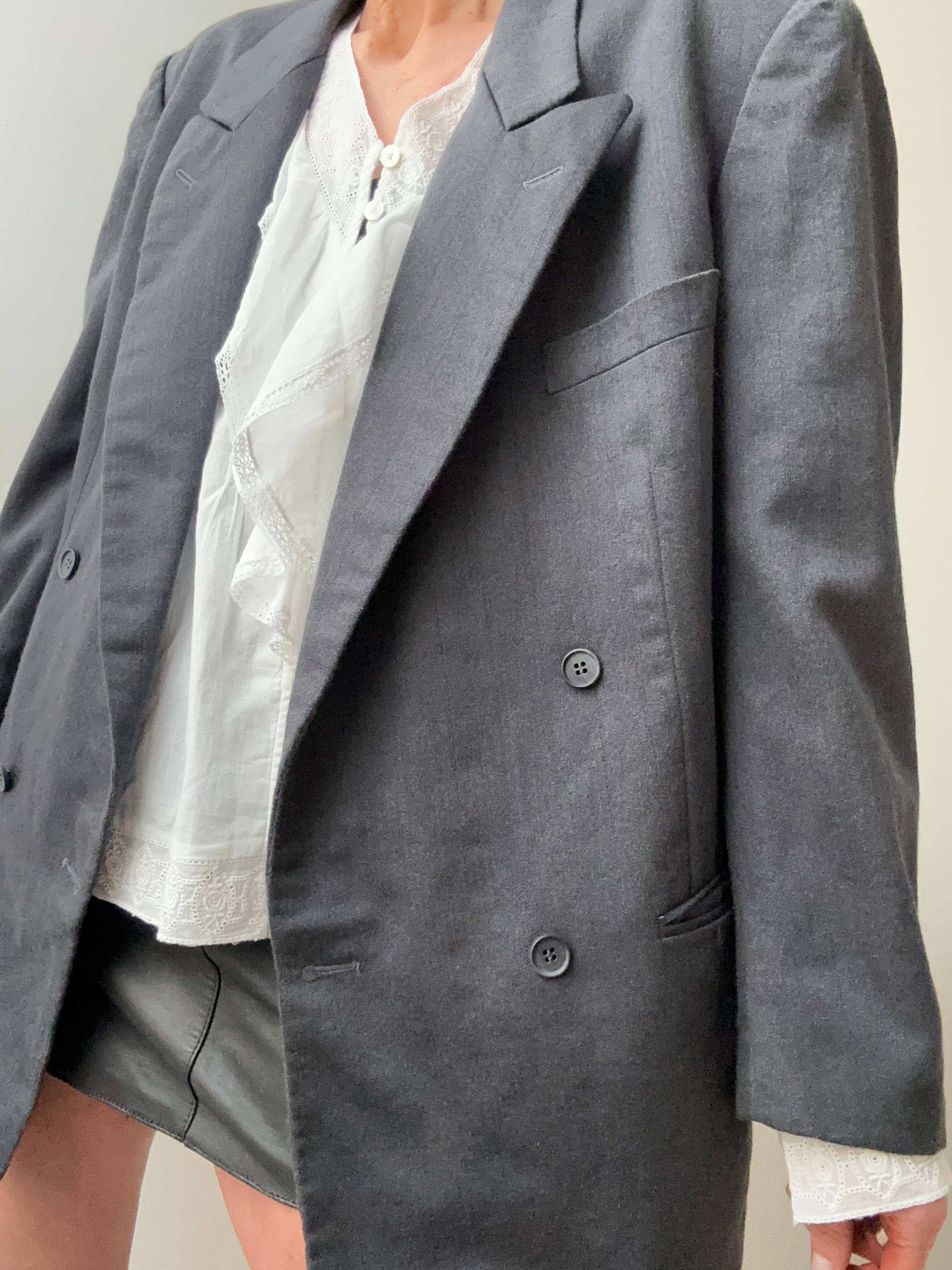 Vintage Farago Deep Grey Blazer | Jackets