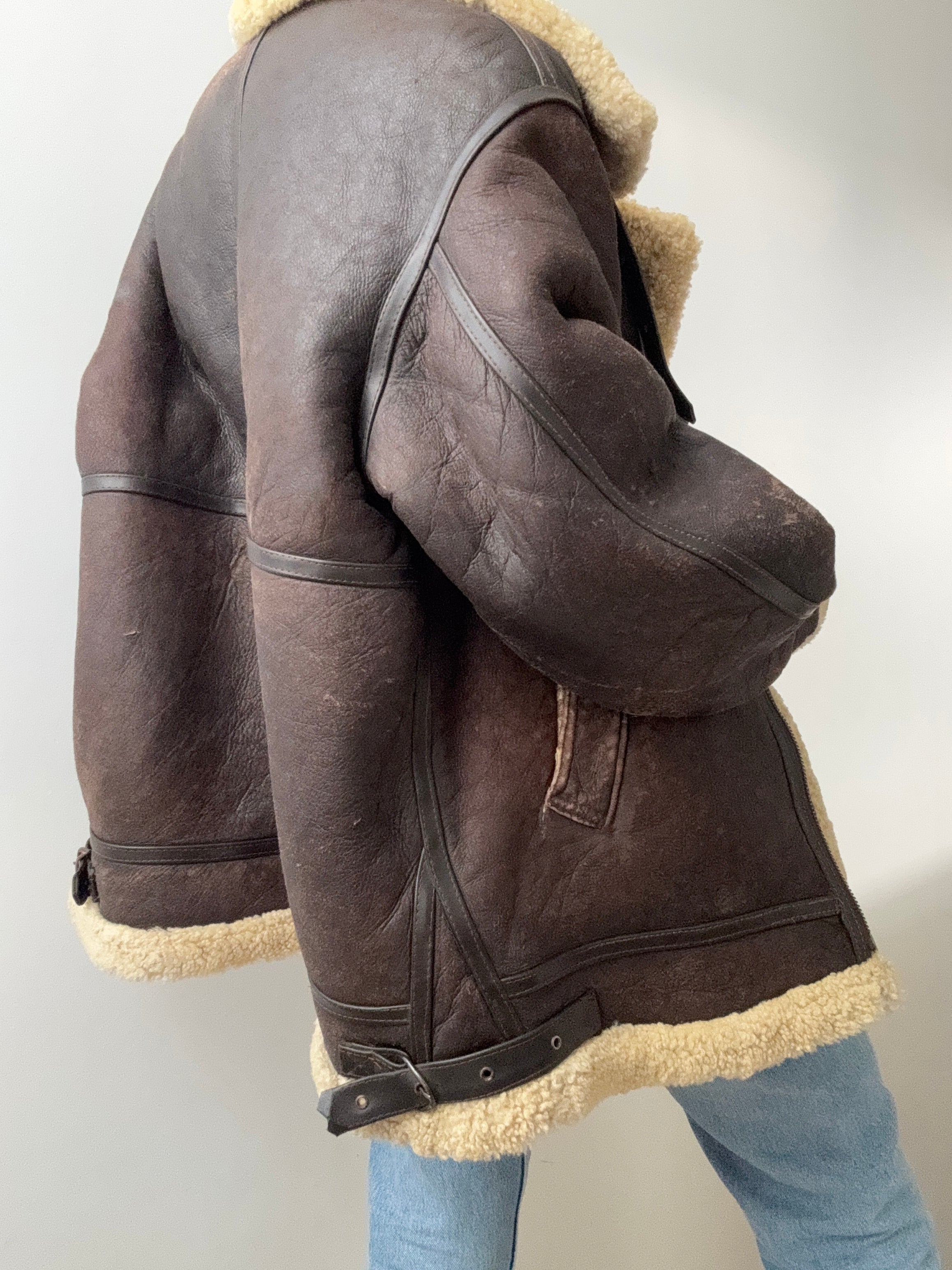 Future Nomads Jackets Large-XLarge Original Vintage Shearling Jacket