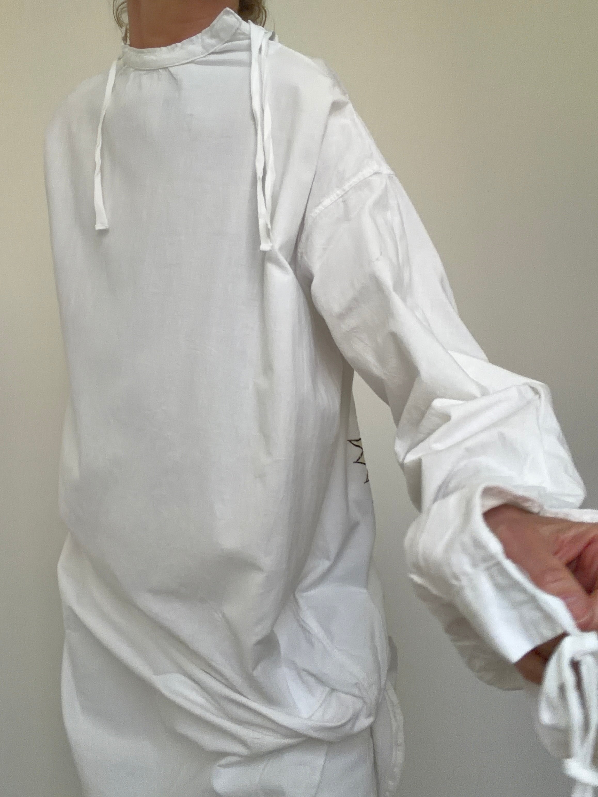 White Vintage Medical Gown | Jackets