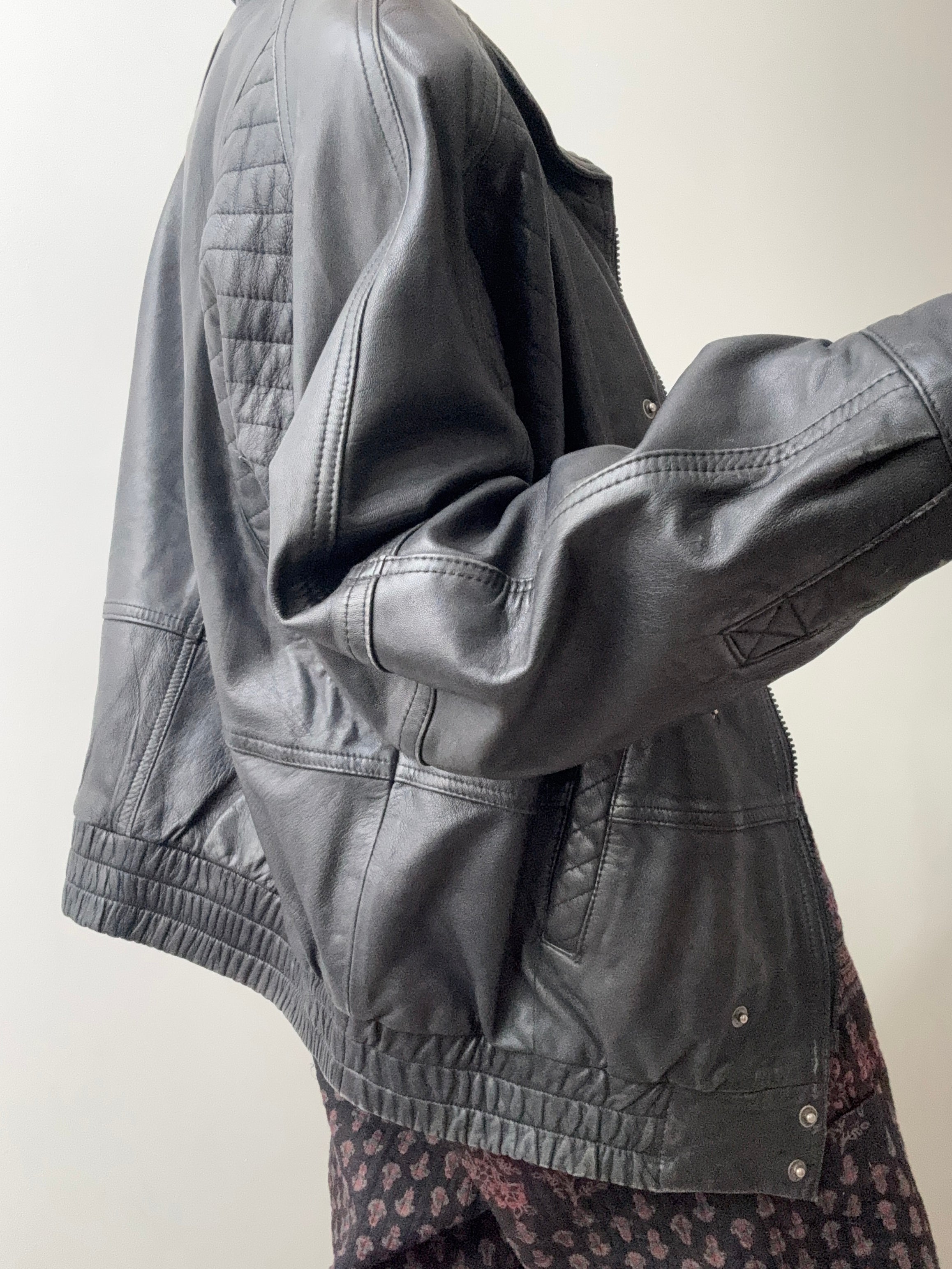 C Rene C Vintage Leather Jacket | Jackets
