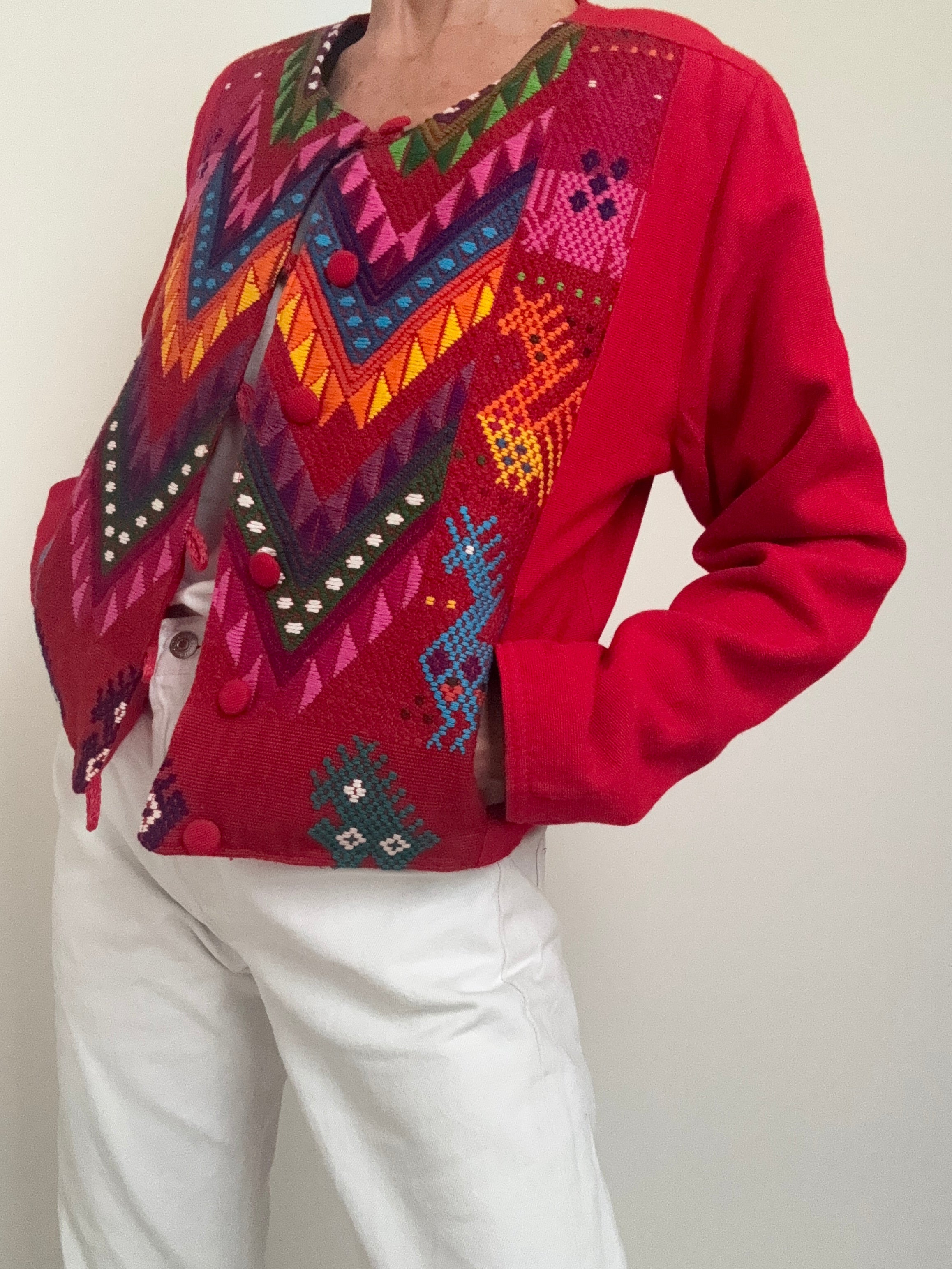 Future Nomads Jackets Medium Frida Vintage Mexican Embroidered Jacket