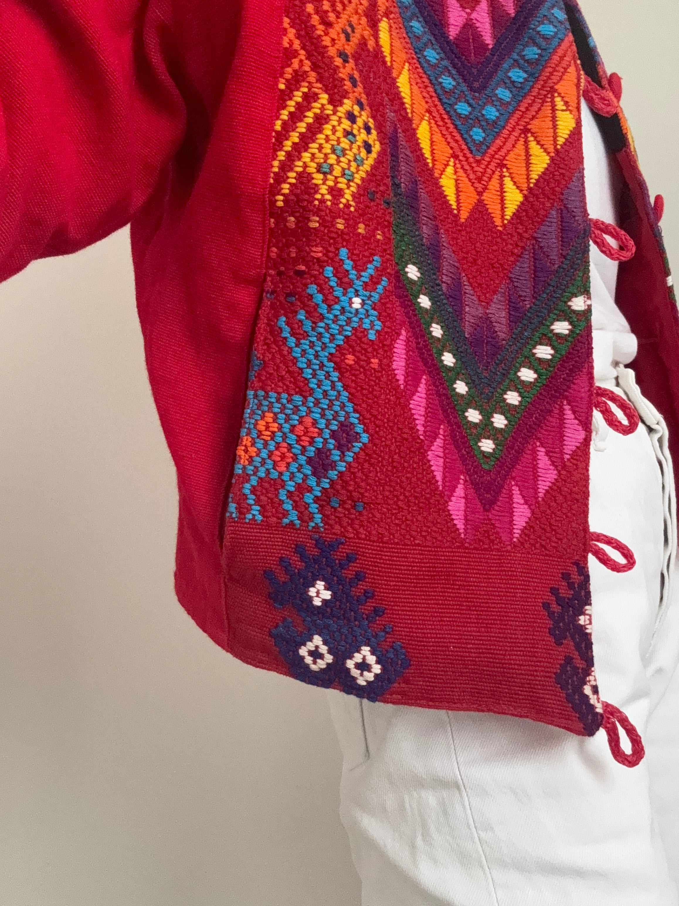 Future Nomads Jackets Medium Frida Vintage Mexican Embroidered Jacket