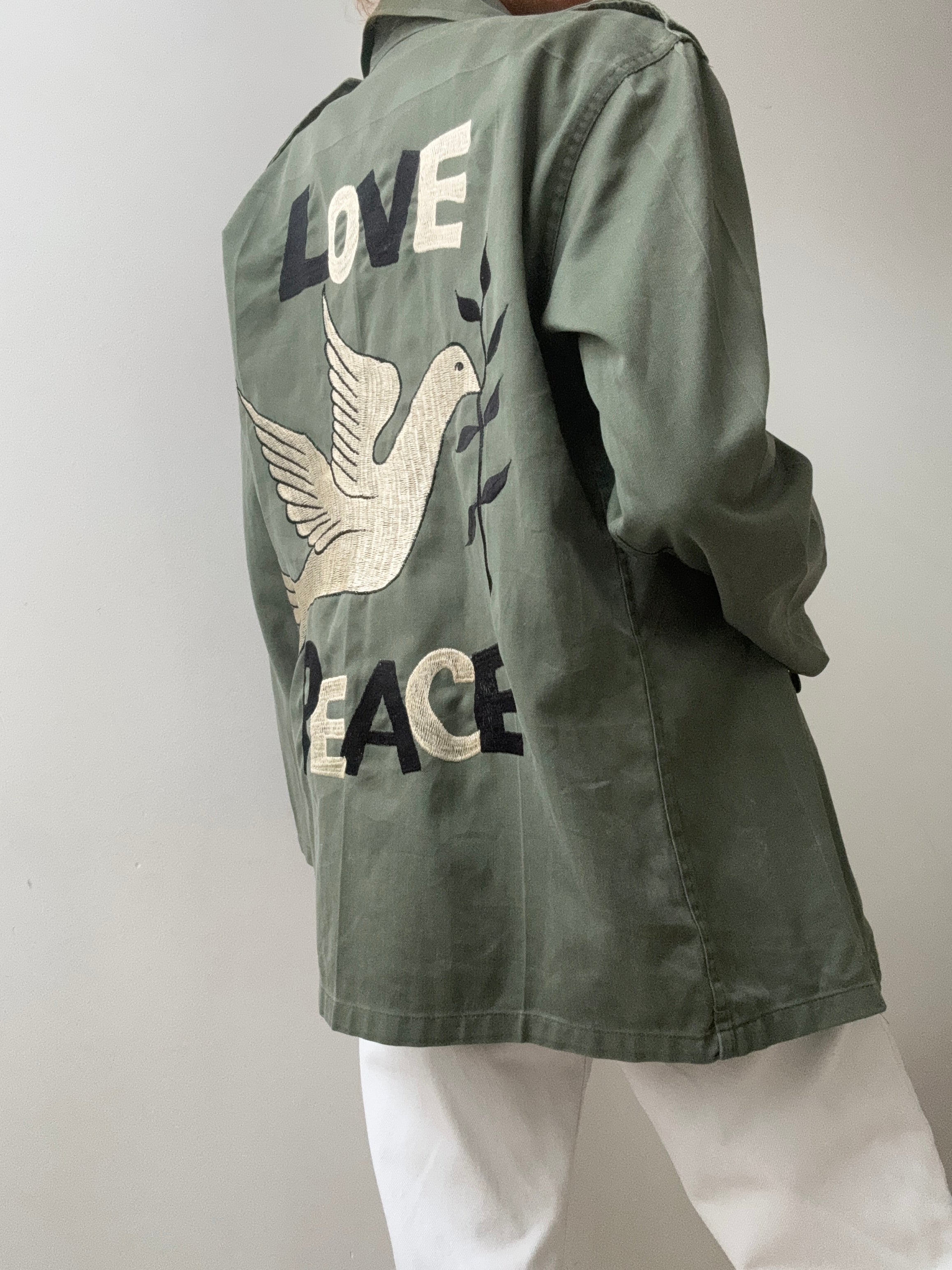 Future Nomads Jackets Medium Love Peace Army Jacket 5 AW24