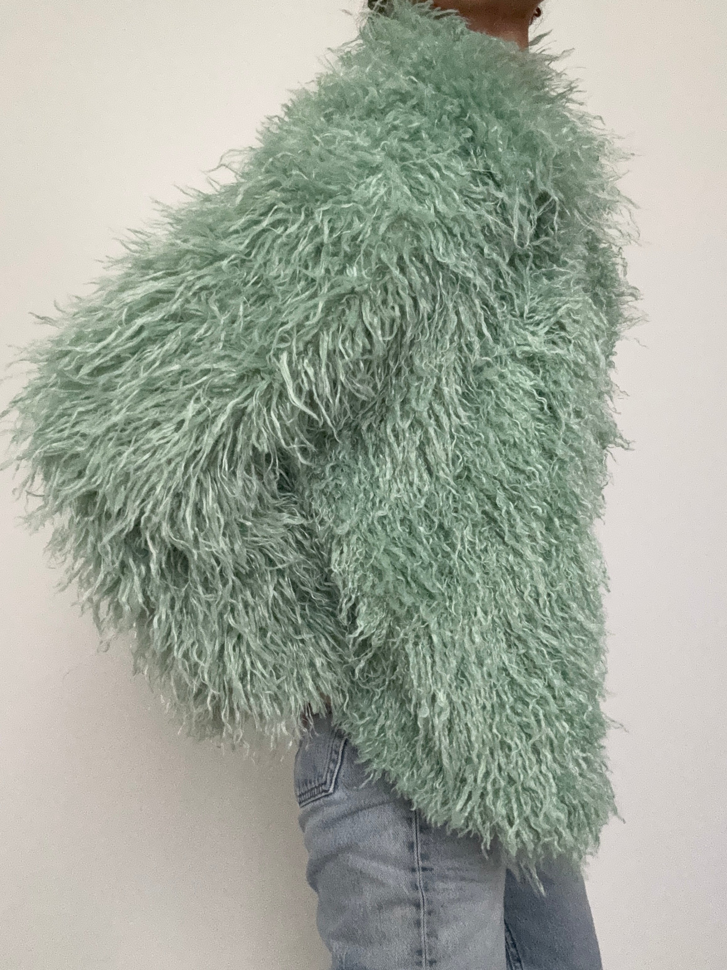 Future Nomads Jackets Mint Shaggy Fur