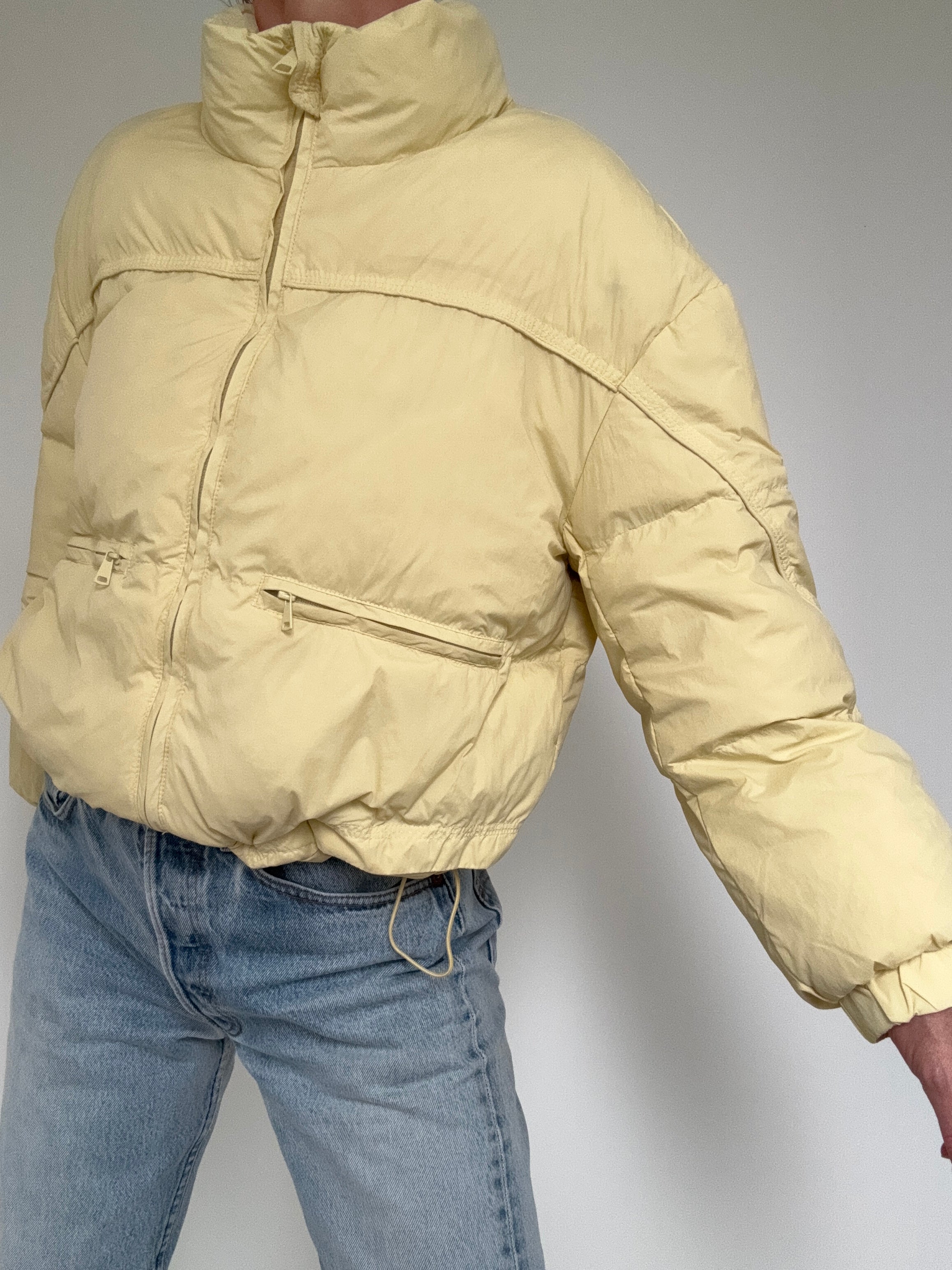 Future Nomads Jackets Small-Medium Marshmallow Yellow Puffer
