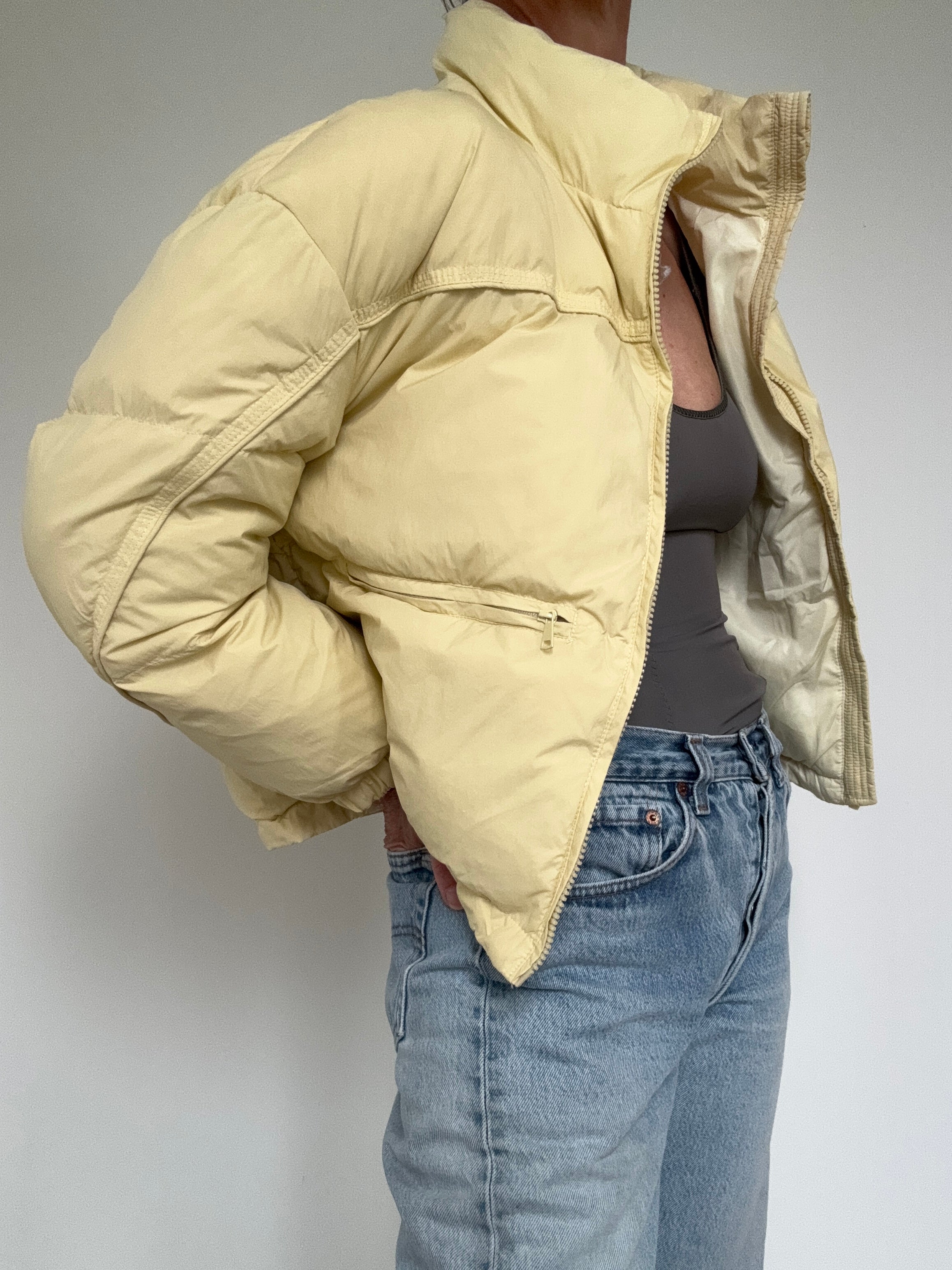 Future Nomads Jackets Small-Medium Marshmallow Yellow Puffer