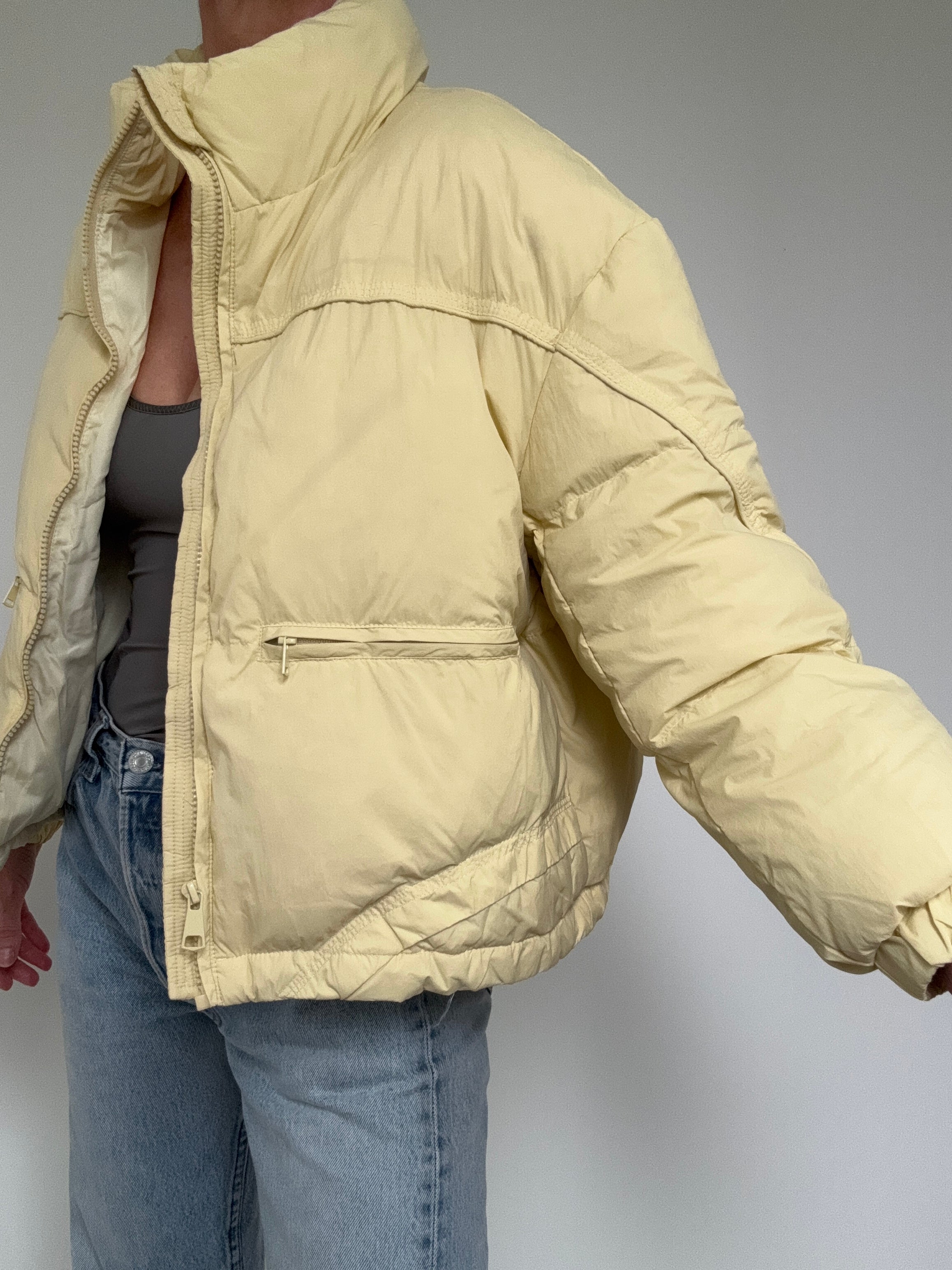 Future Nomads Jackets Small-Medium Marshmallow Yellow Puffer