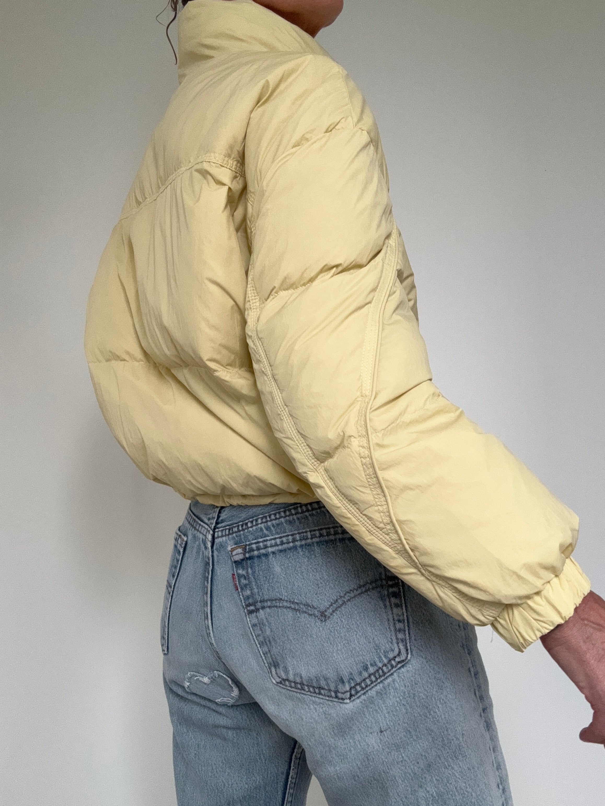 Future Nomads Jackets Small-Medium Marshmallow Yellow Puffer
