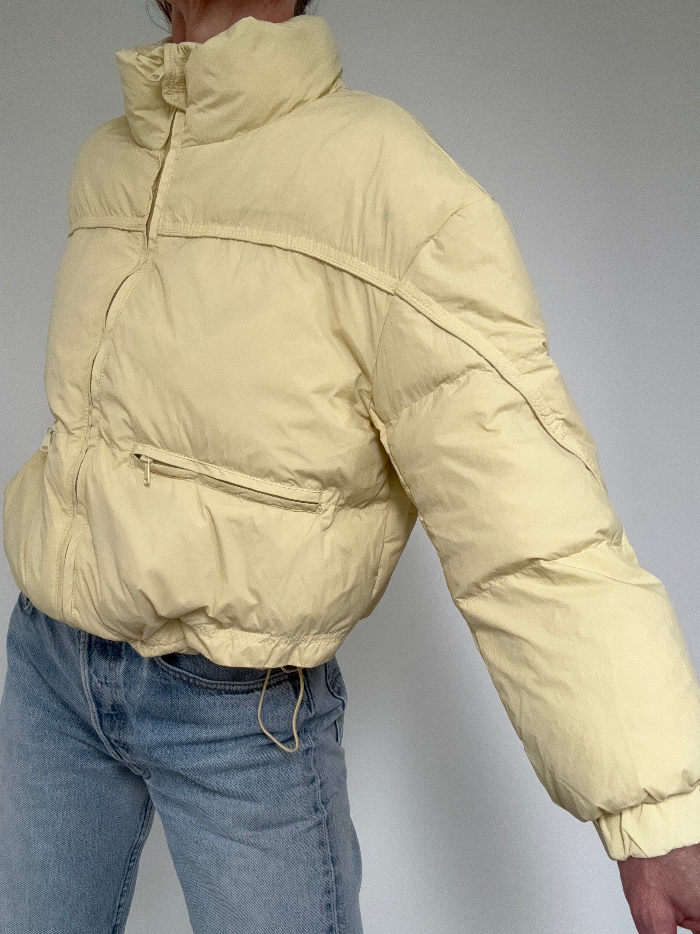 Future Nomads Jackets Small-Medium Marshmallow Yellow Puffer