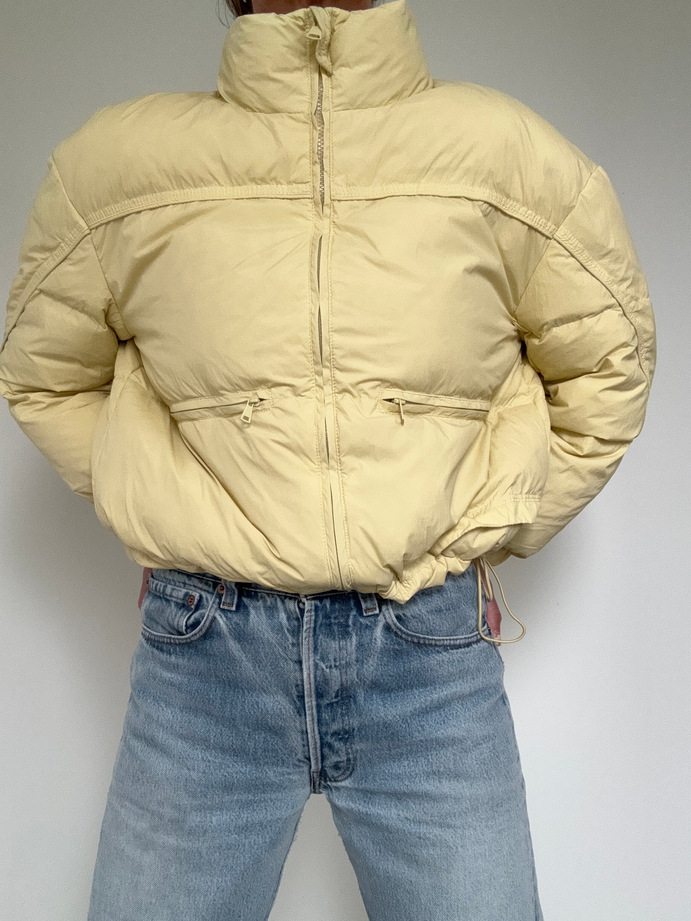 Future Nomads Jackets Small-Medium Marshmallow Yellow Puffer