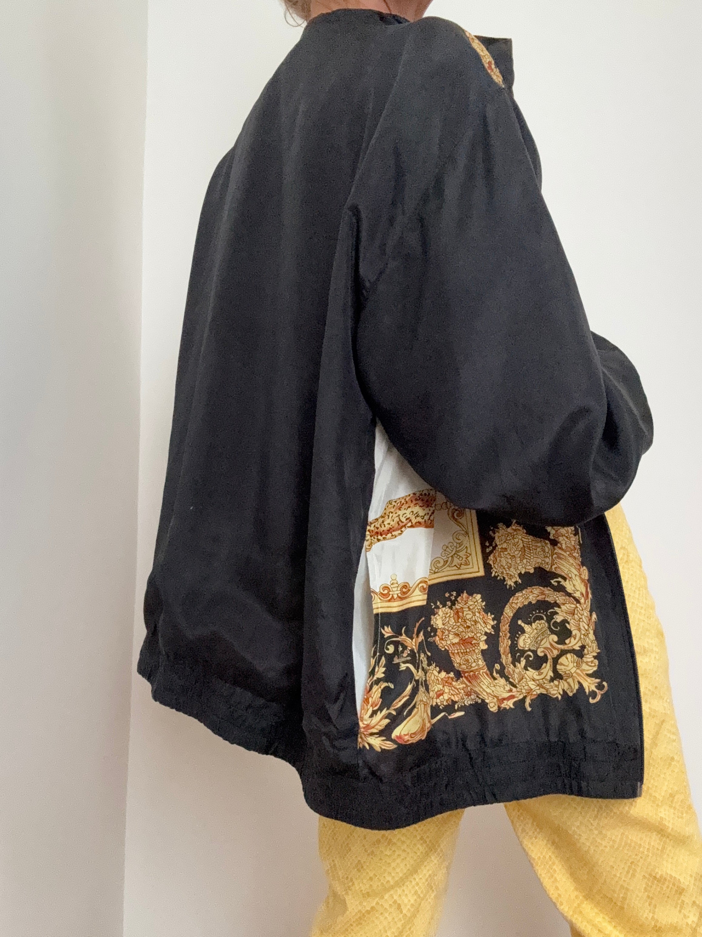 Scarf Silk Vintage Bomber | Jackets