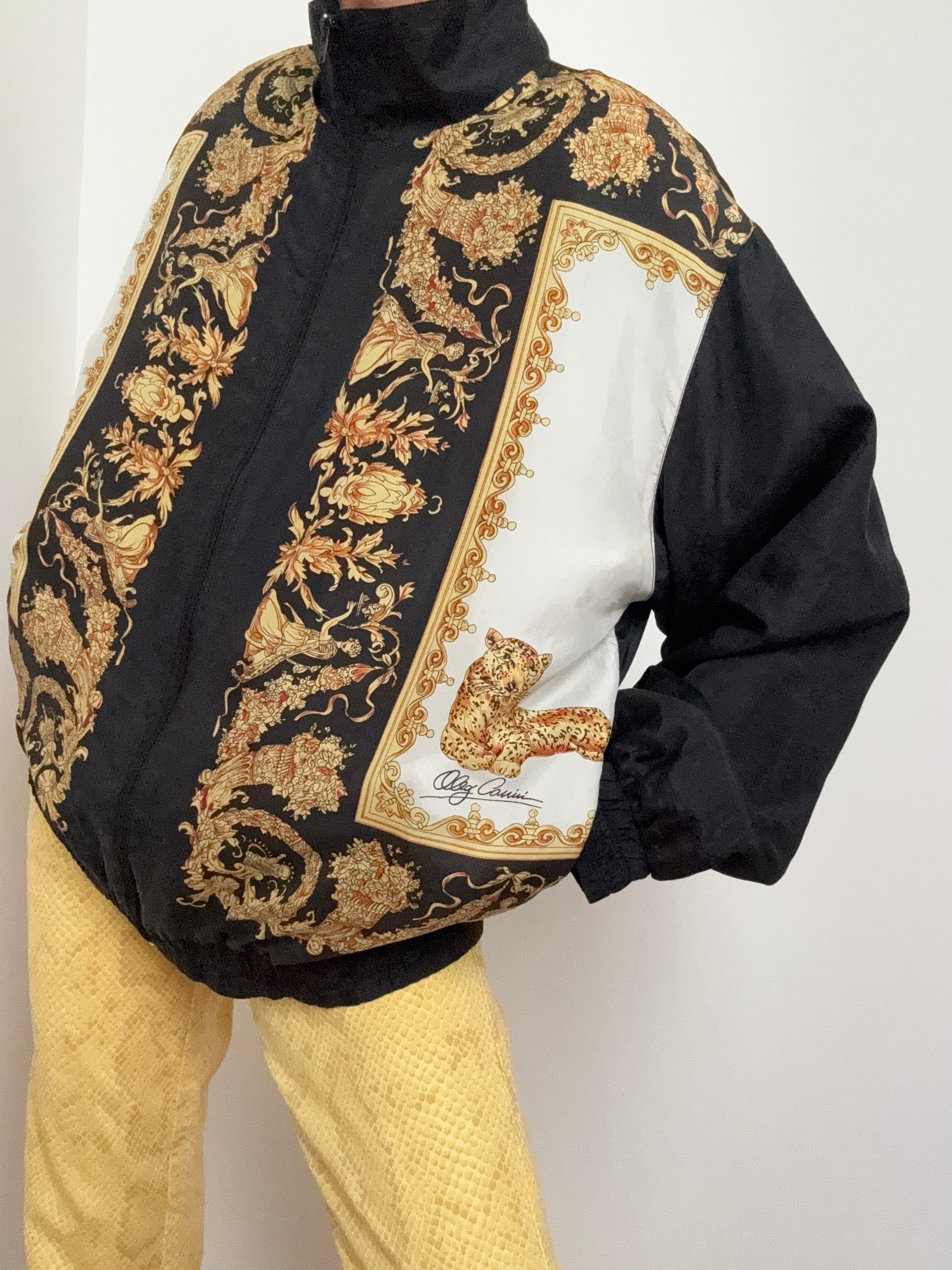 Scarf Silk Vintage Bomber | Jackets