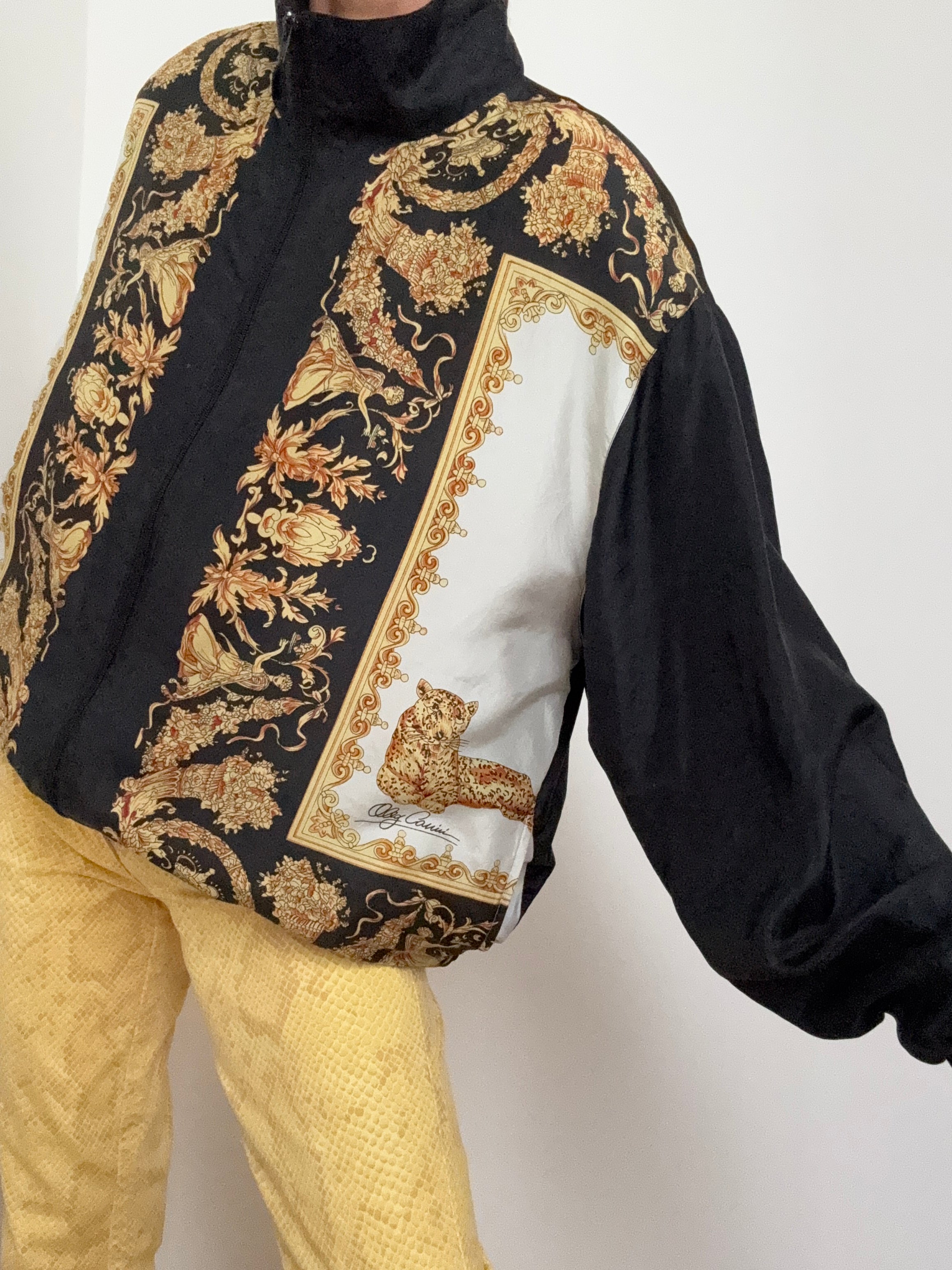 Scarf Silk Vintage Bomber | Jackets