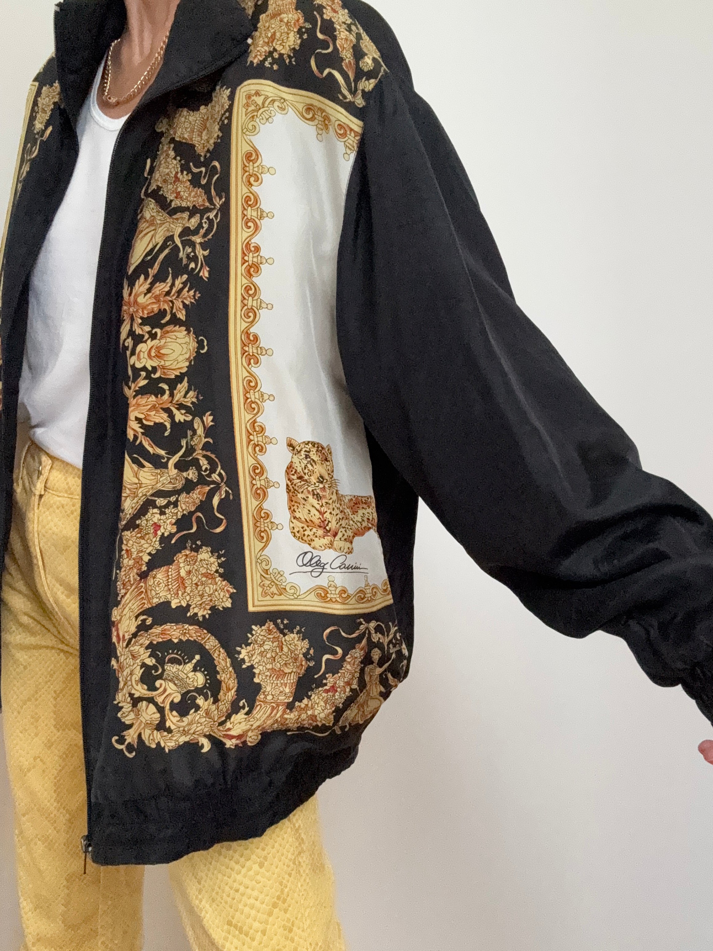 Scarf Silk Vintage Bomber | Jackets