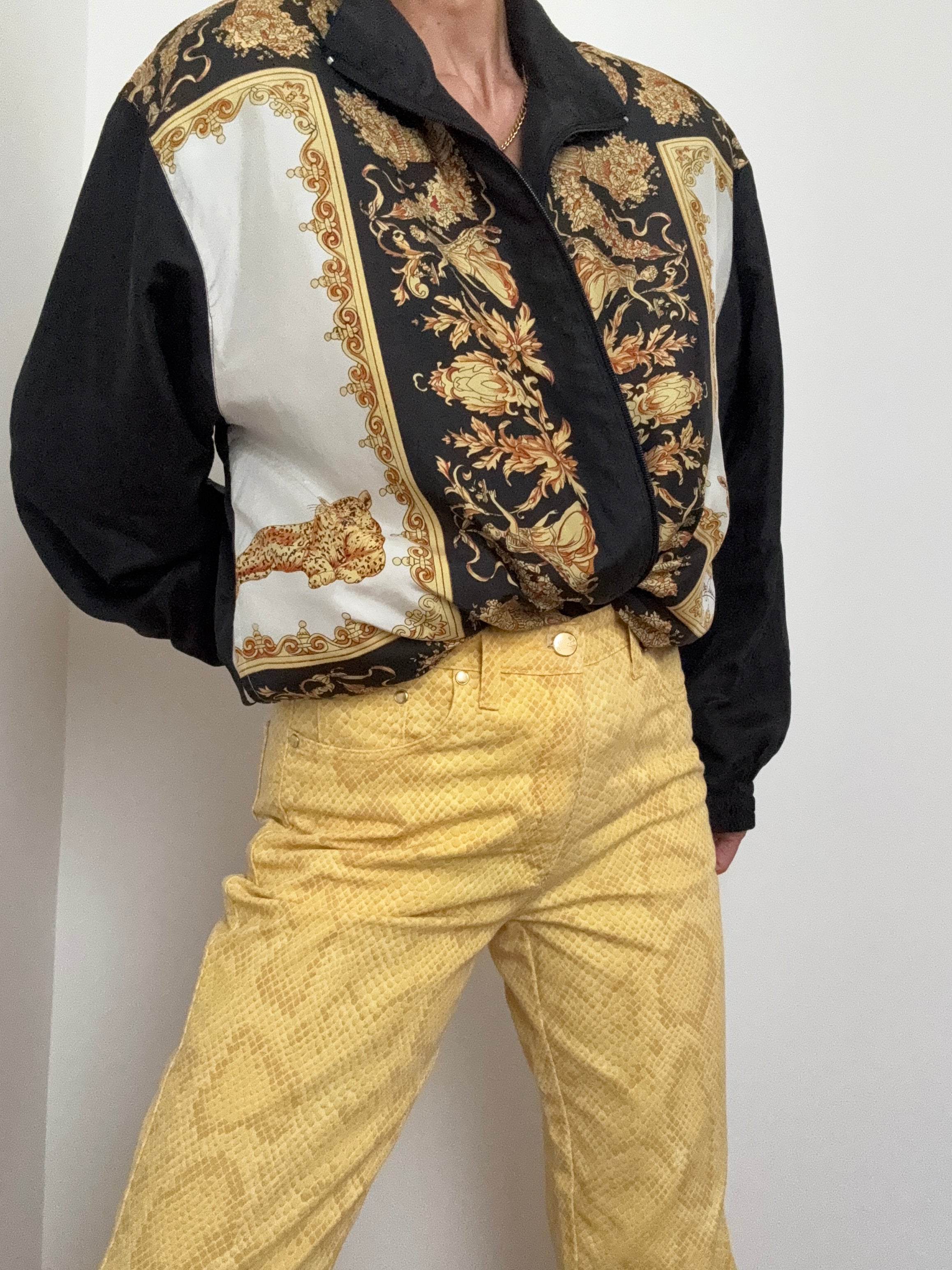 Scarf Silk Vintage Bomber | Jackets