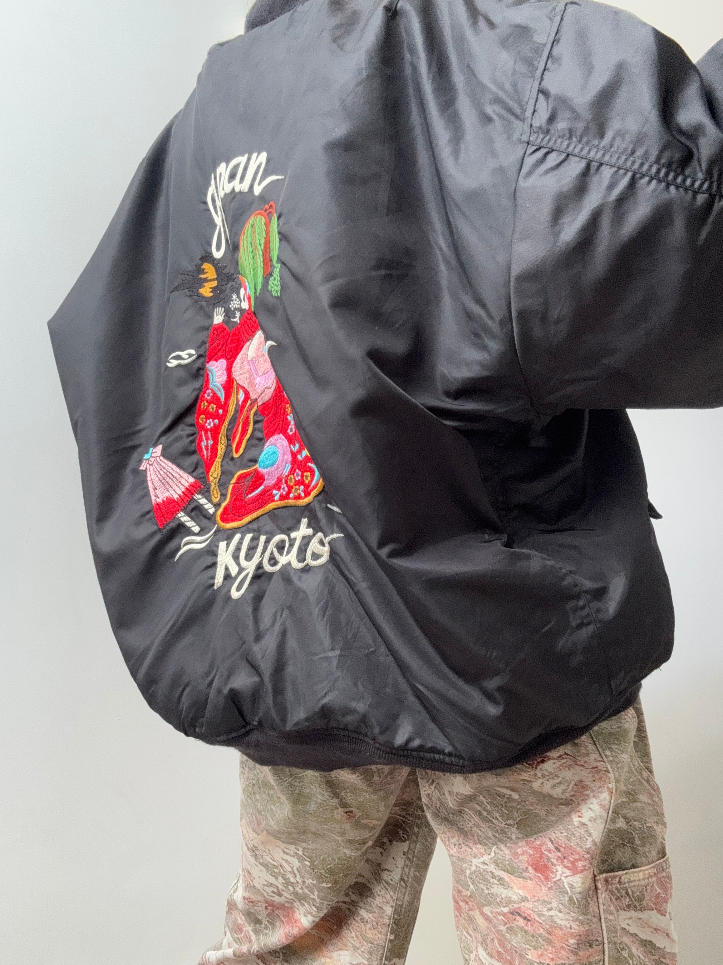 Black Kyoto Bomber Jacket | Jackets