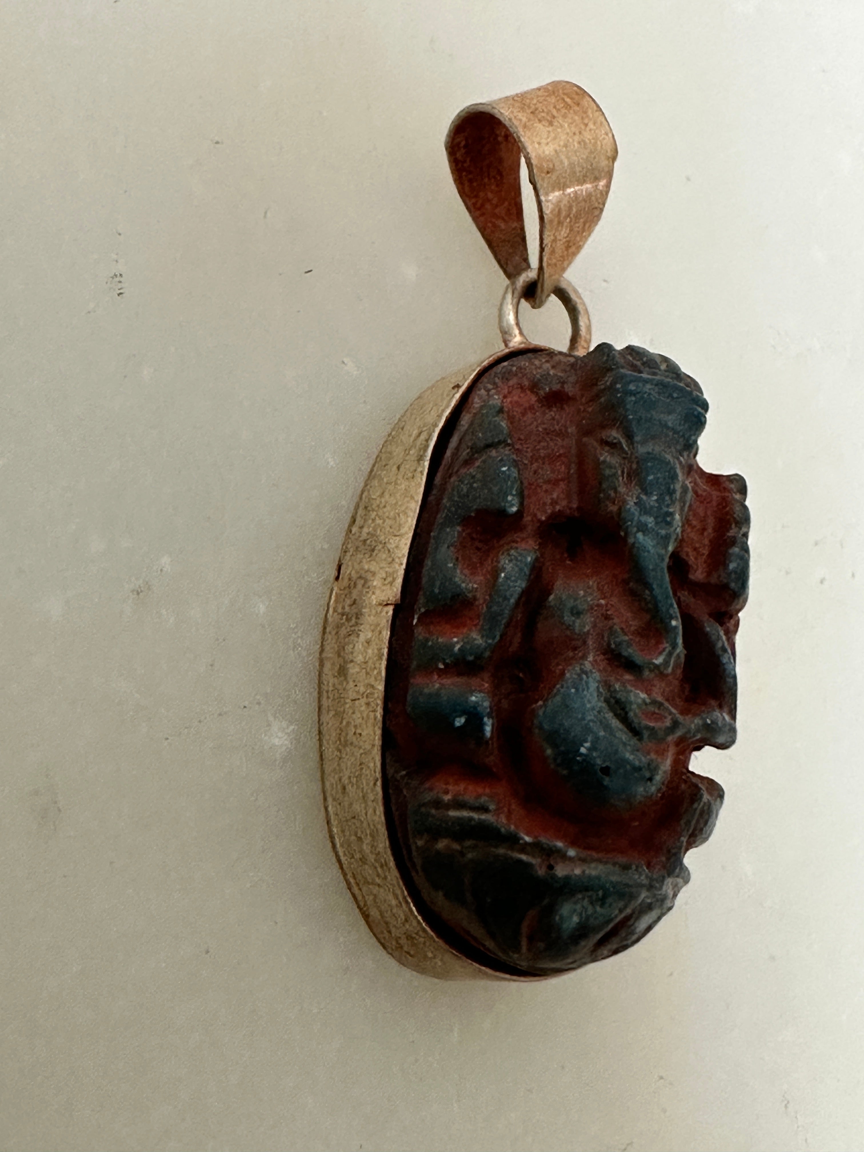 Future Nomads Jewellery Black Ganesh Pendant Black Tone