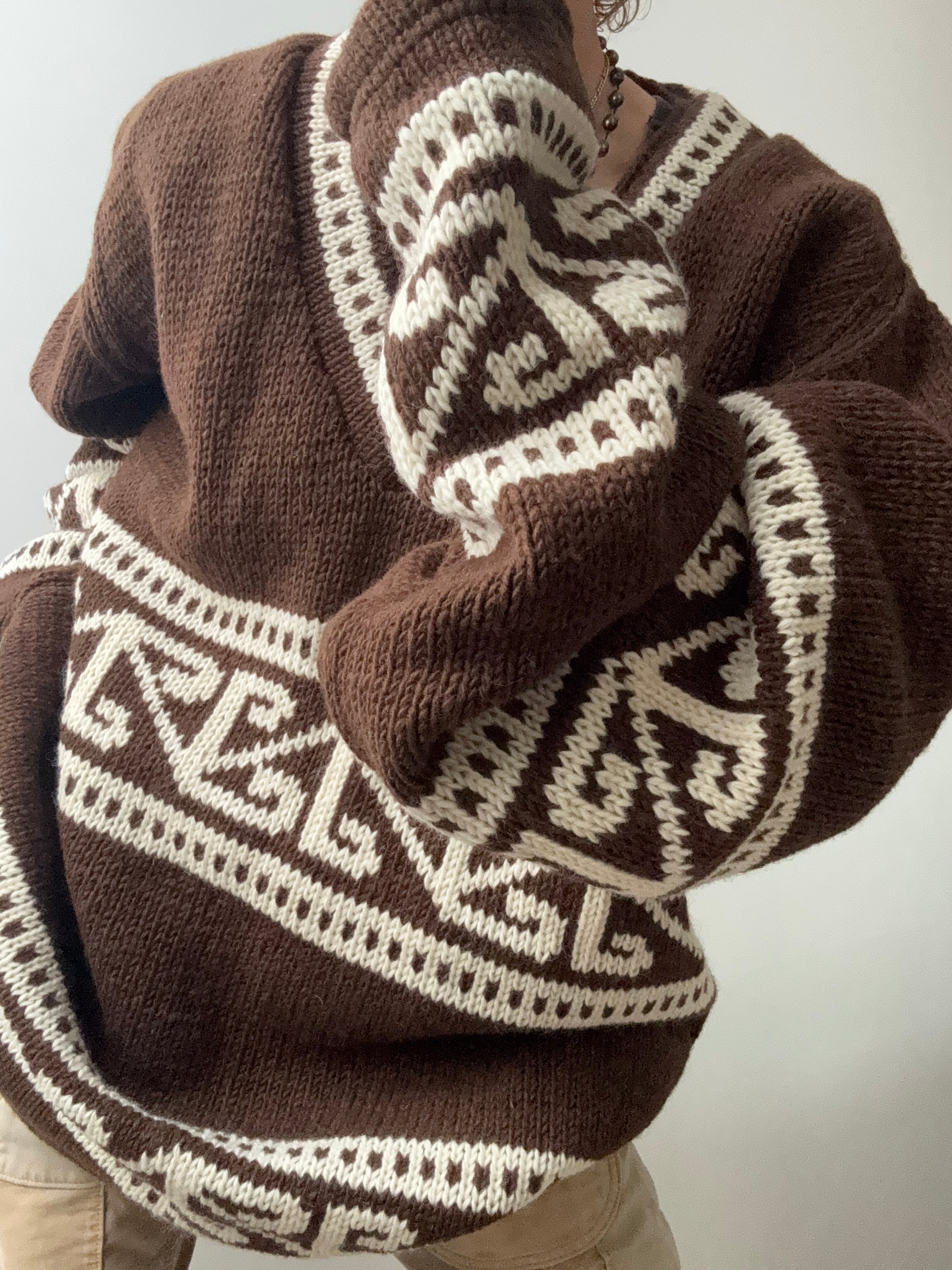 Motif Handnknit Jumper | Jumpers
