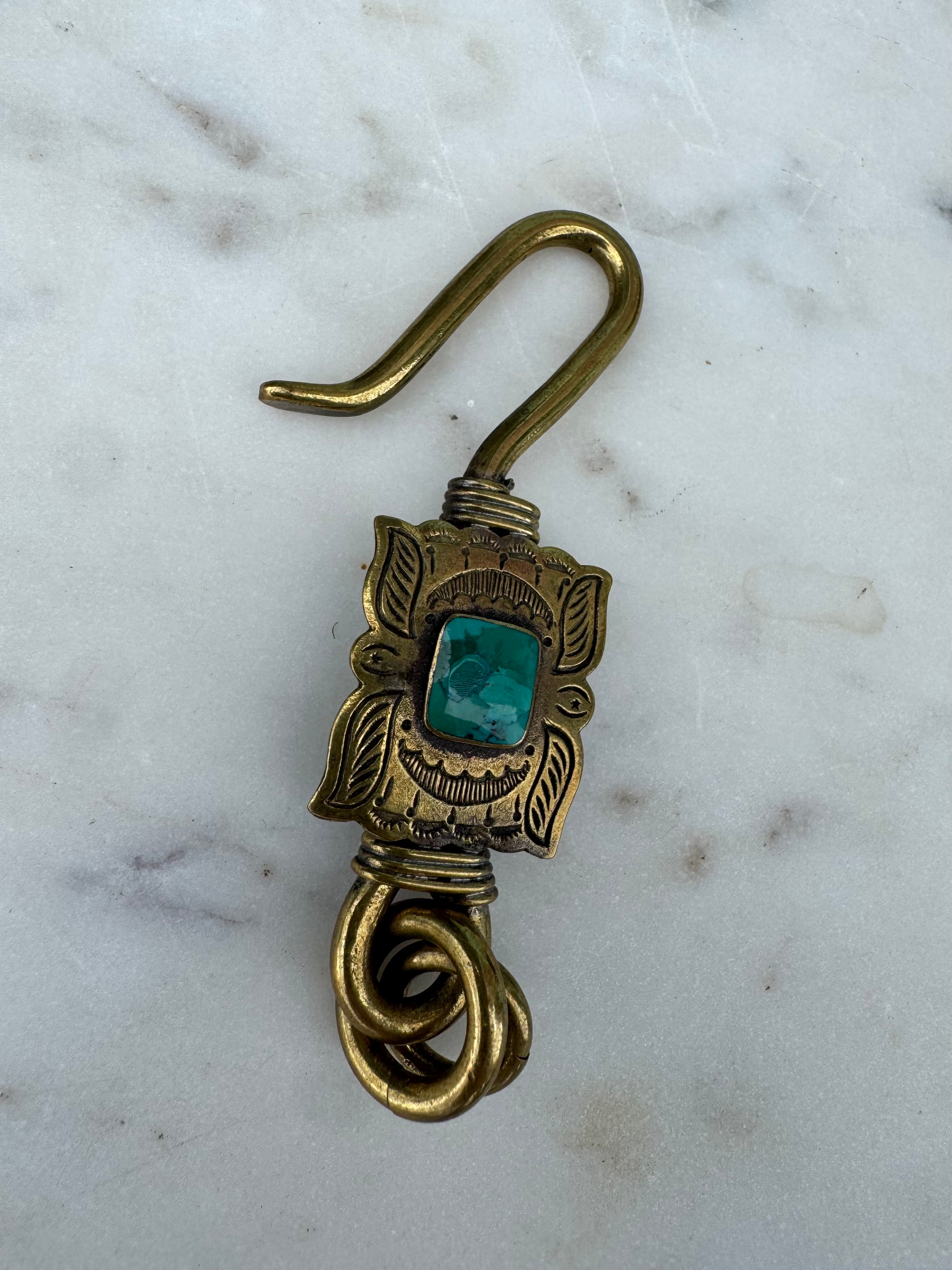 Future Nomads Key Rings Key Ring Square Turquoise