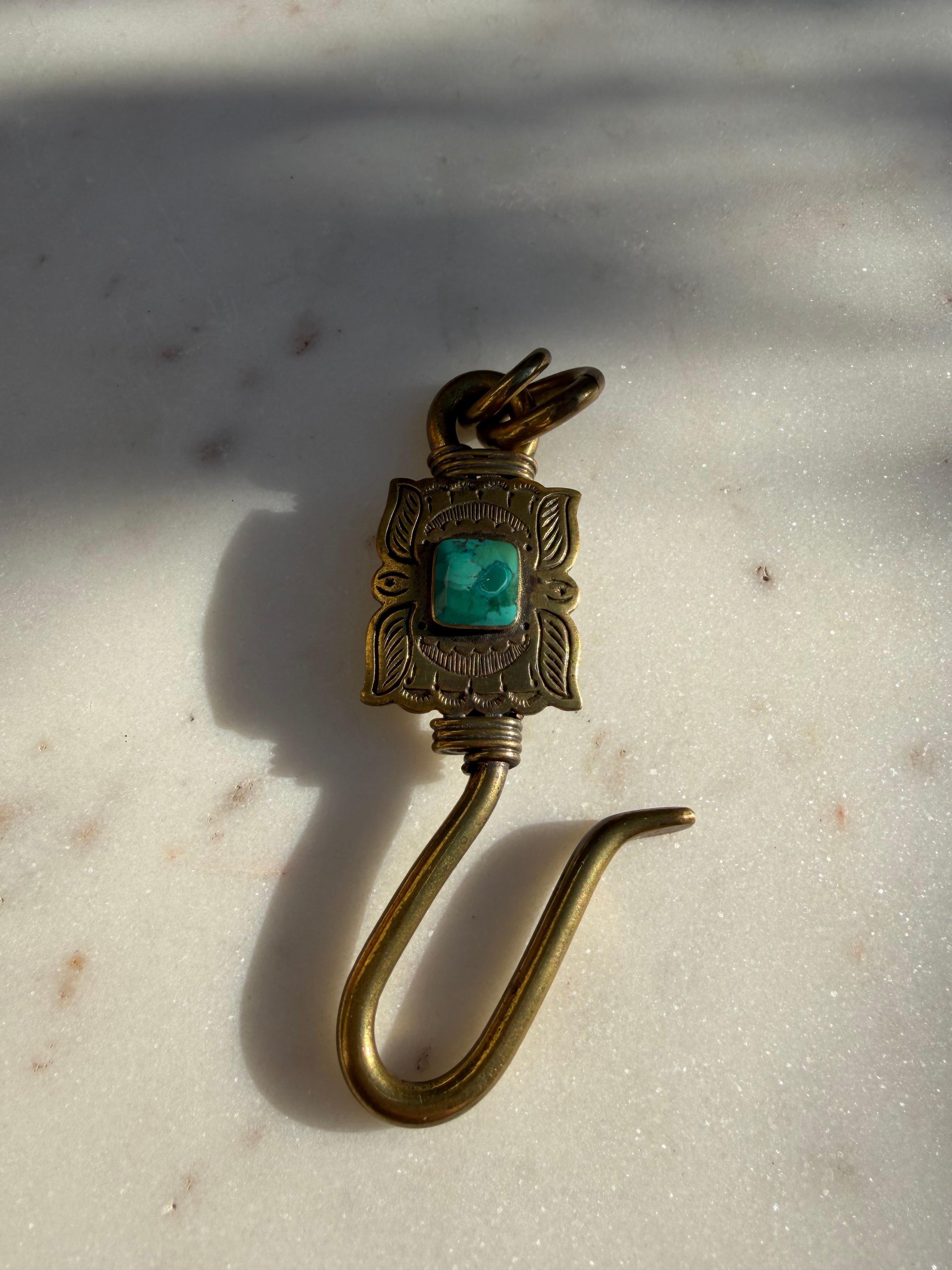 Future Nomads Key Rings Key Ring Square Turquoise