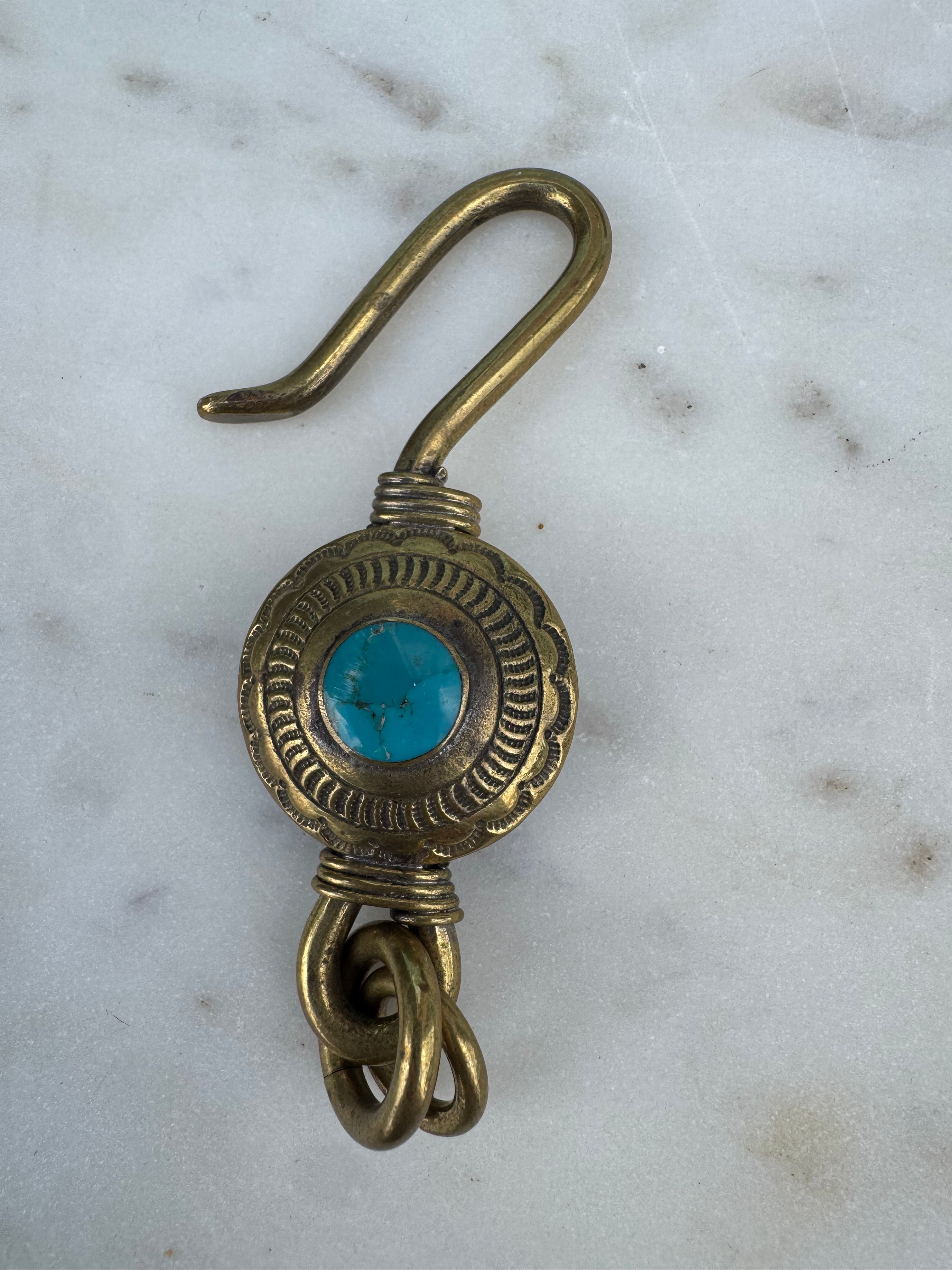 Future Nomads Key Rings Key Ring Turquoise Circle