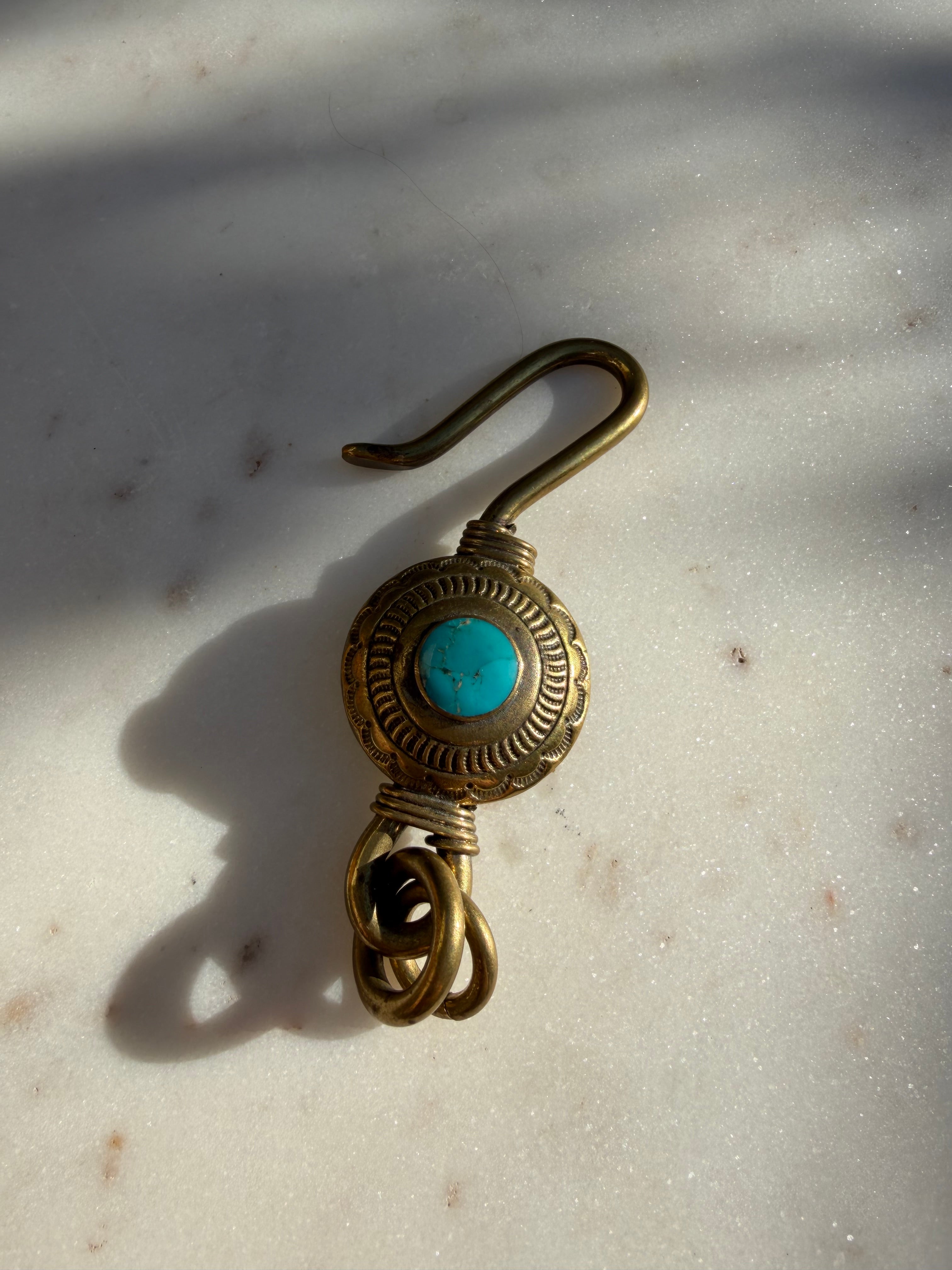 Future Nomads Key Rings Key Ring Turquoise Circle