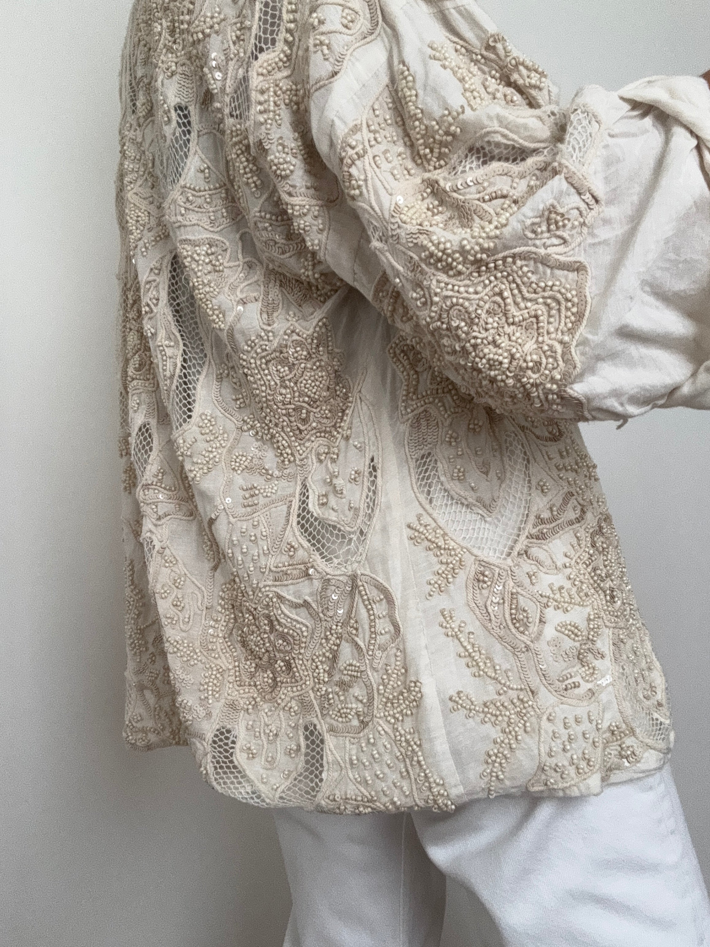 Beaded Cotton Kimono | Kimonos