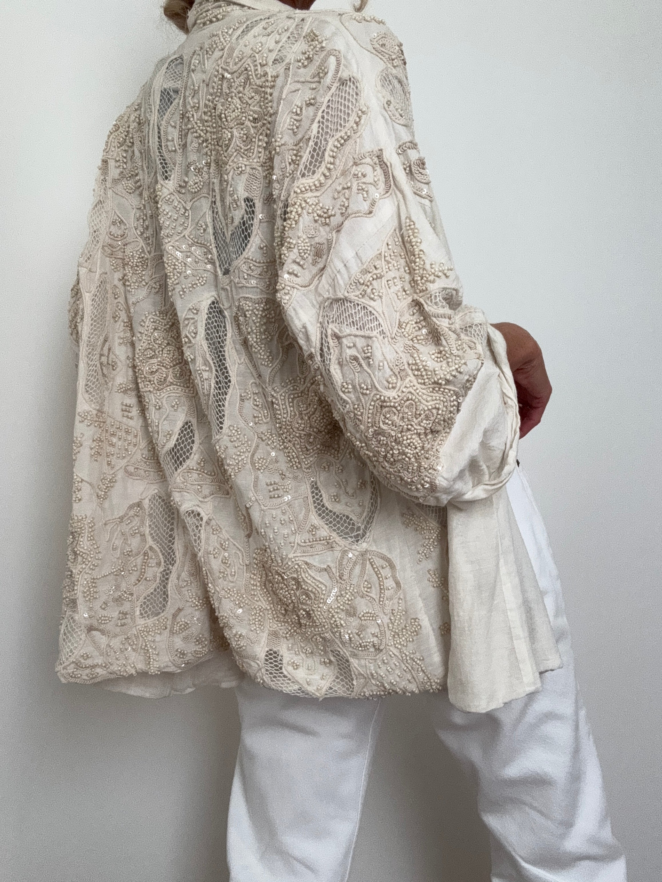 Beaded Cotton Kimono | Kimonos