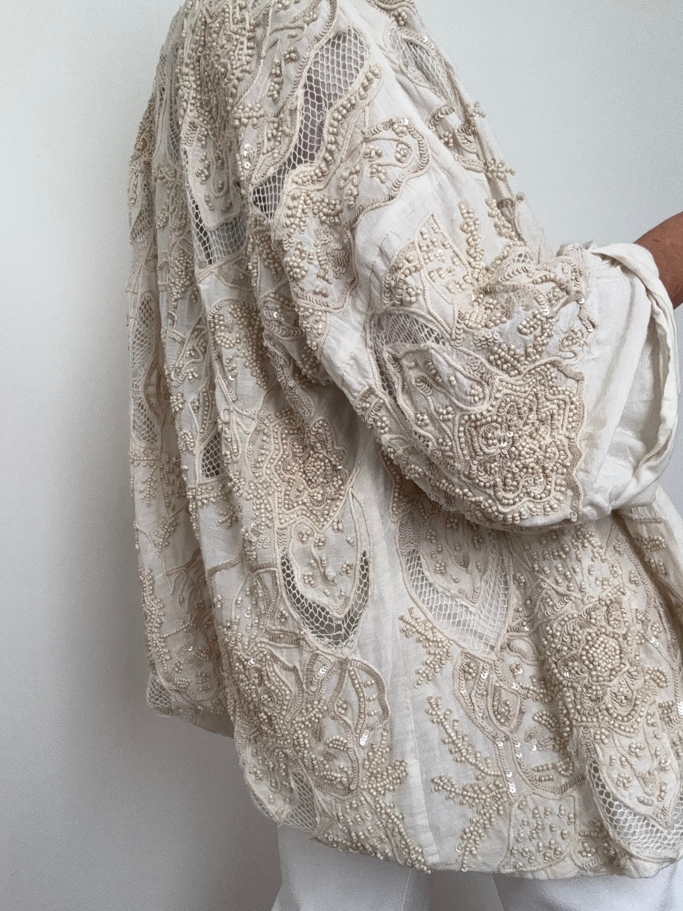 Beaded Cotton Kimono | Kimonos
