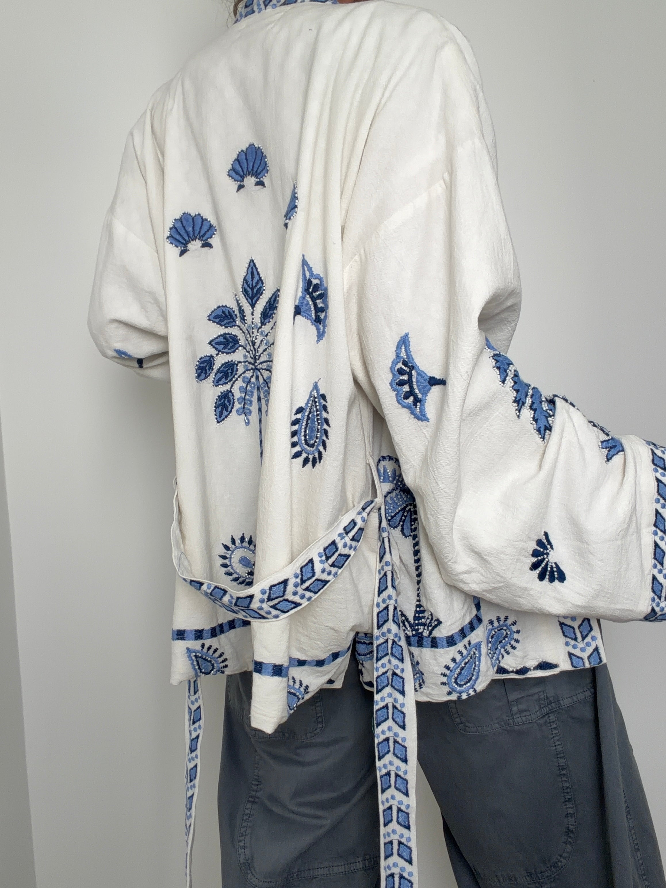 Future Nomads Kimonos one size Azure Palms Kimono