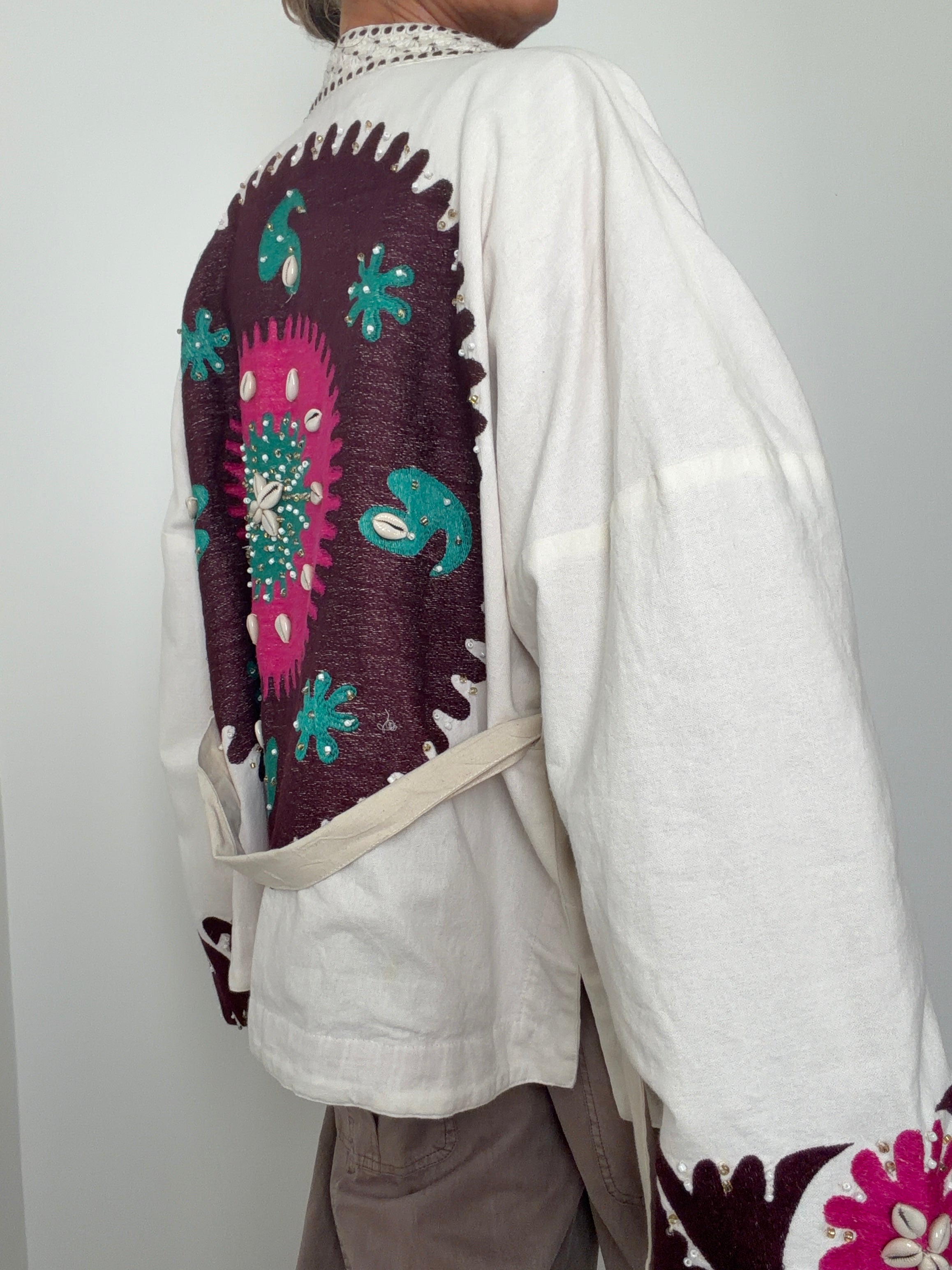 Future Nomads Kimonos one size Hand Embellished Kimono