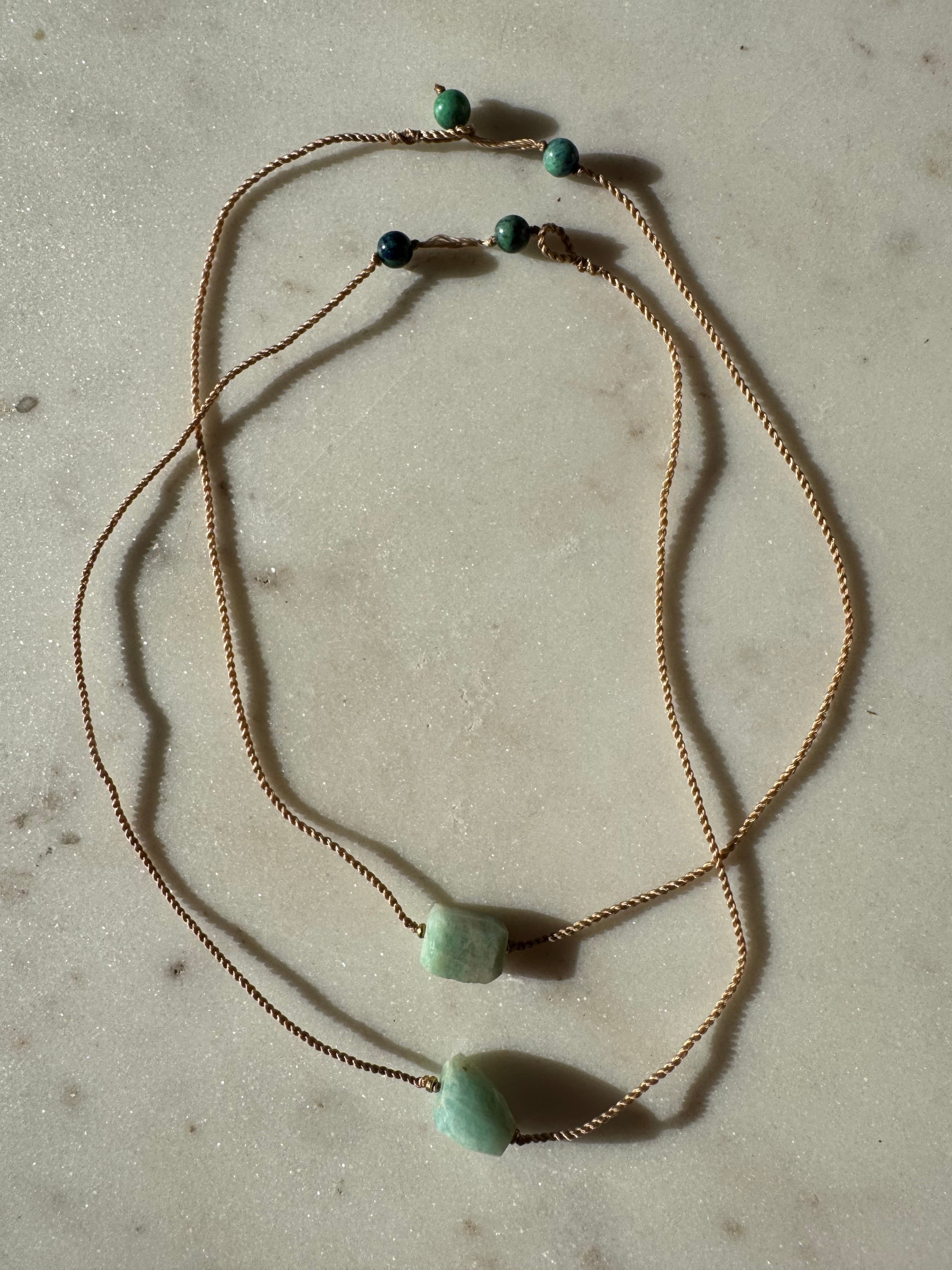 Future Nomads Necklaces 21cm String Amazonite Choker