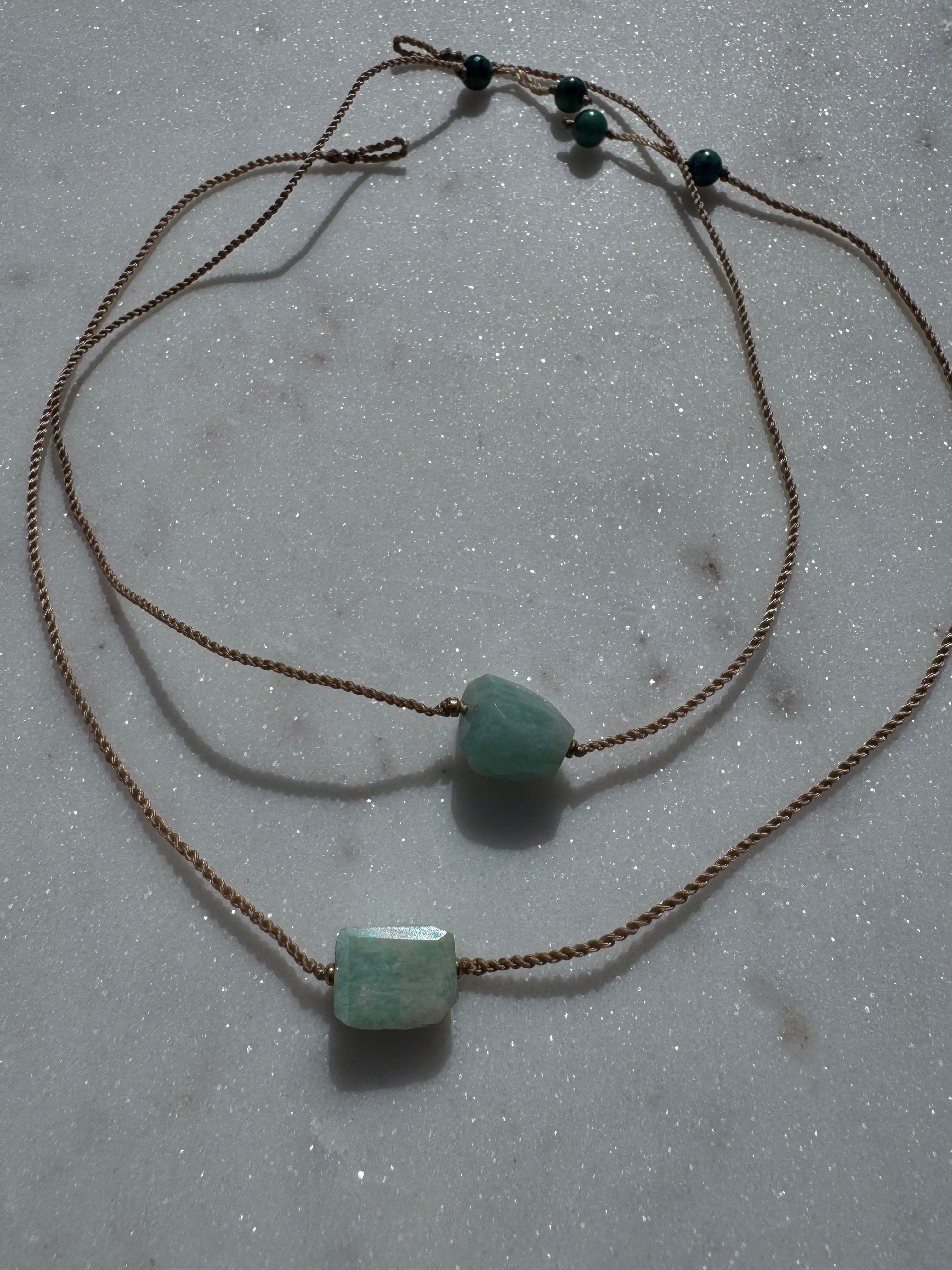 Future Nomads Necklaces 21cm String Amazonite Choker