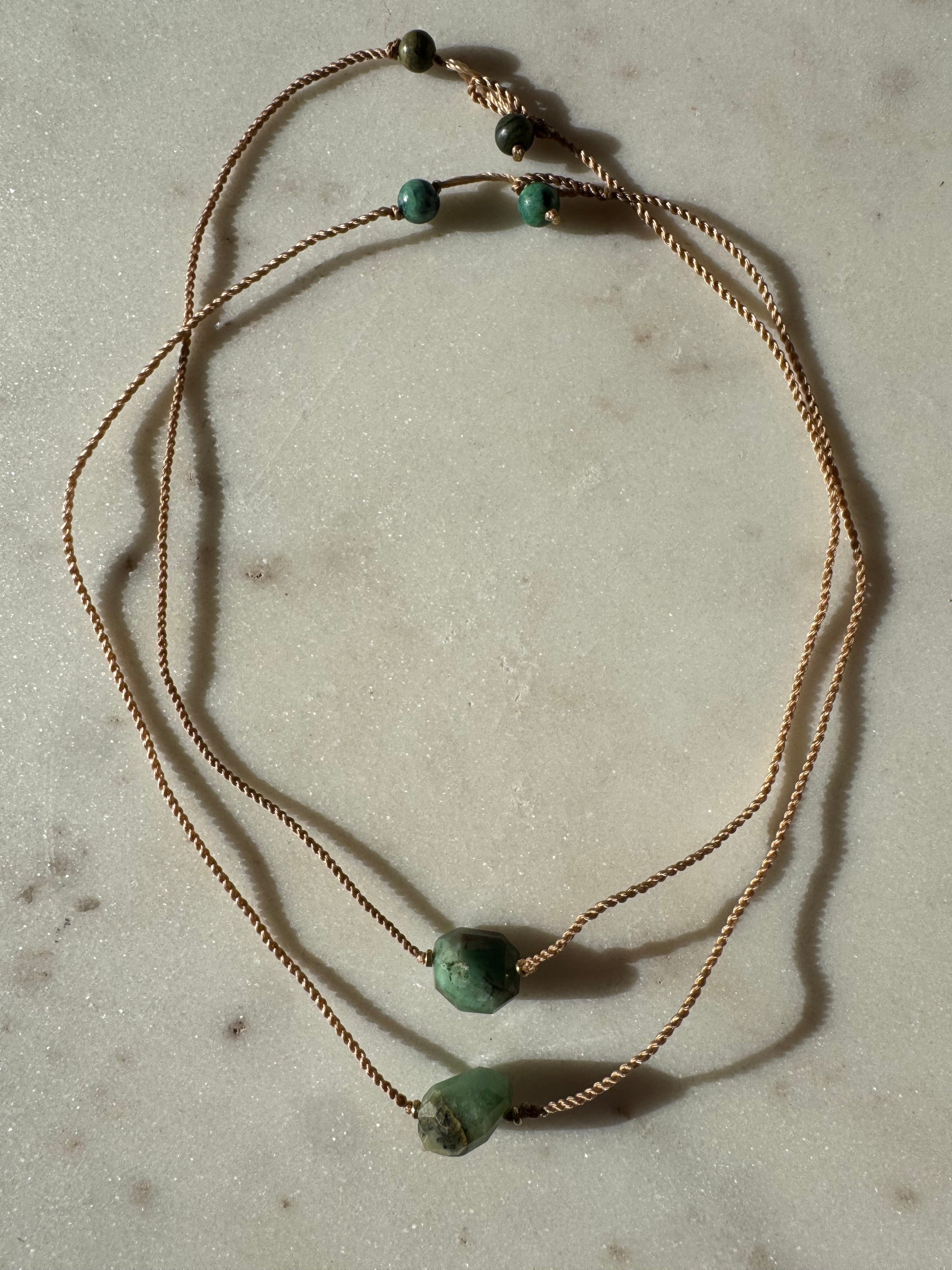 Future Nomads Necklaces 21cm String Chrysoprase Choker