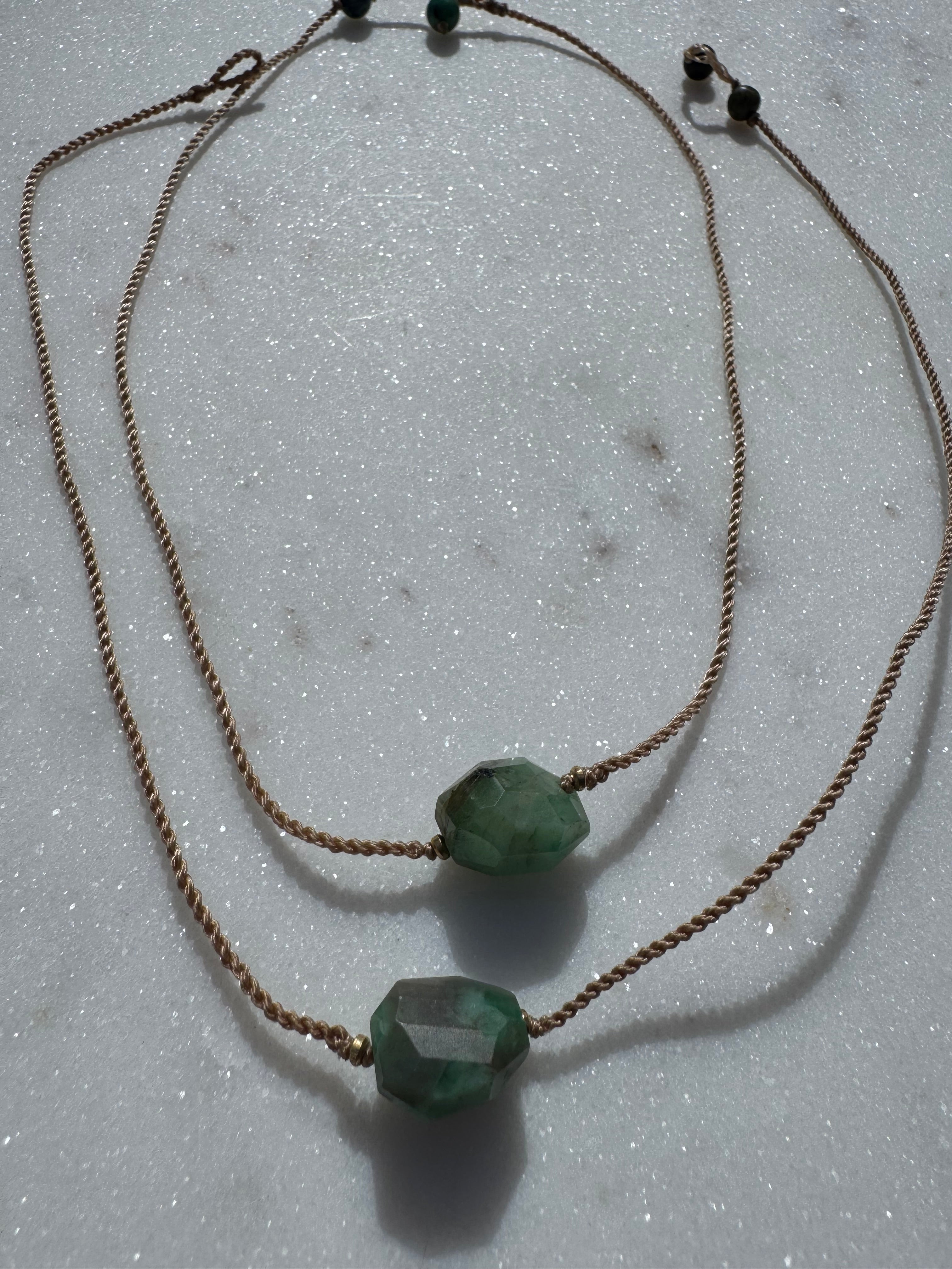 Future Nomads Necklaces 21cm String Chrysoprase Choker