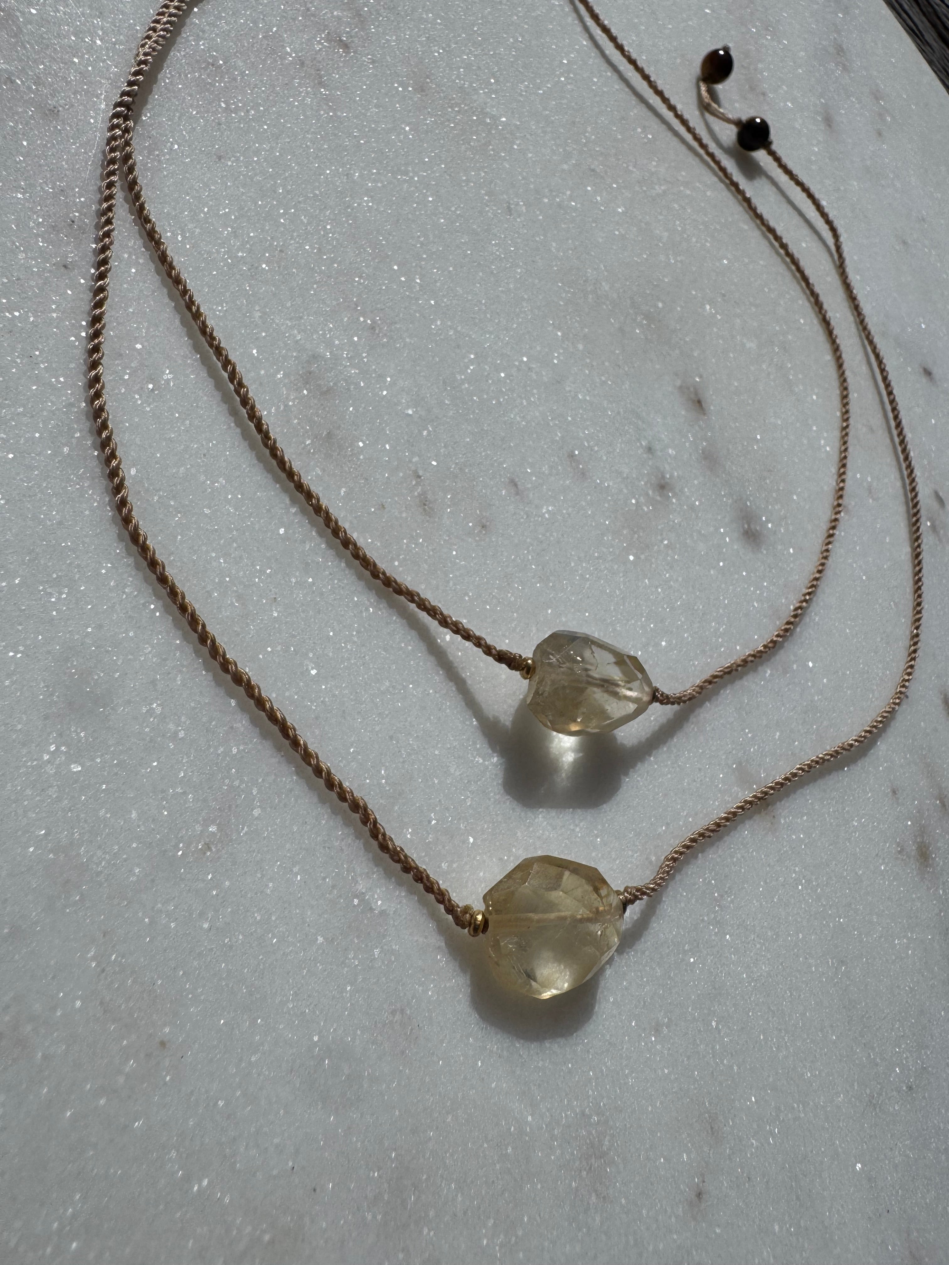 Future Nomads Necklaces 21cm String Citrine Choker