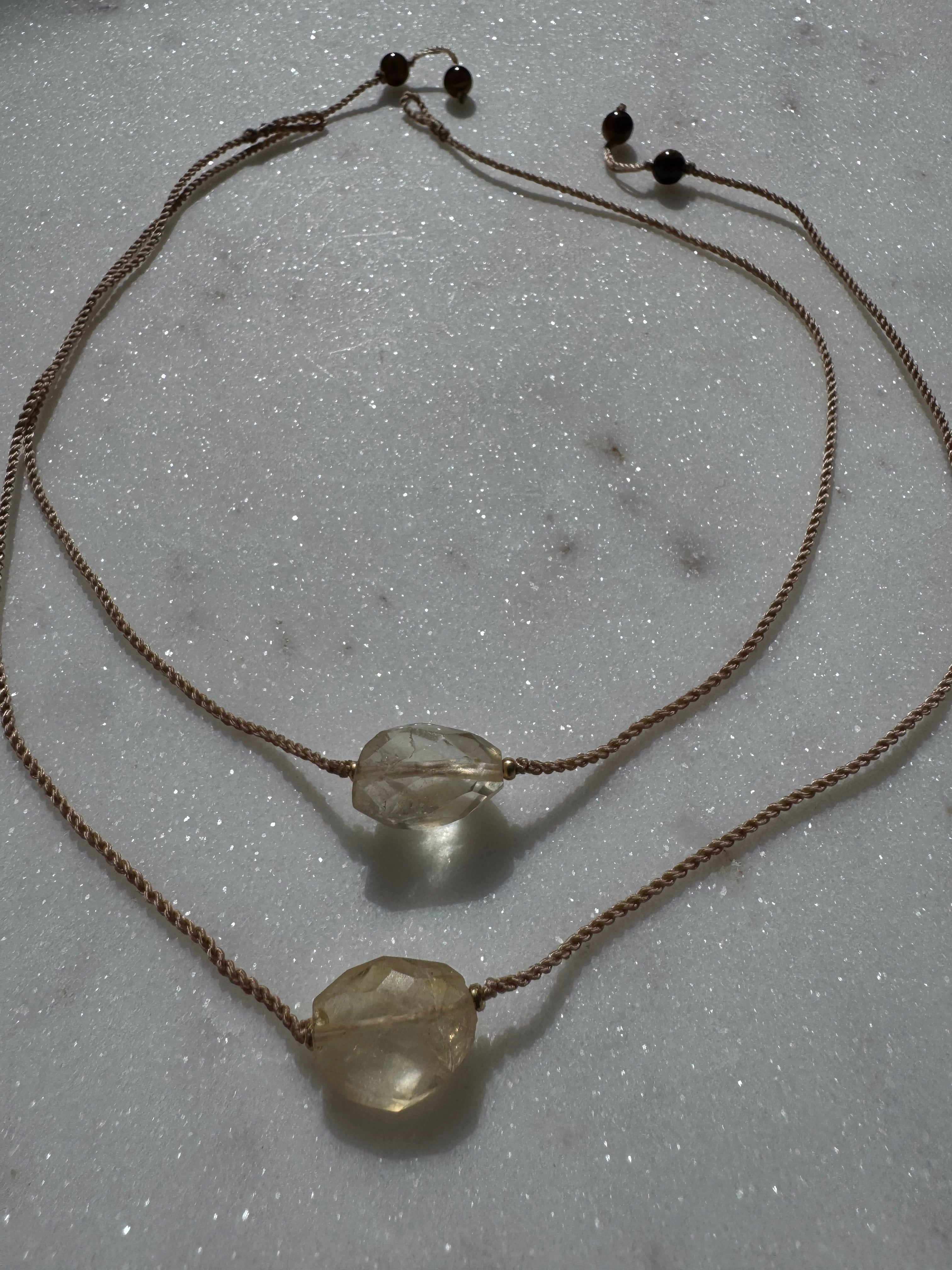 Future Nomads Necklaces 21cm String Citrine Choker