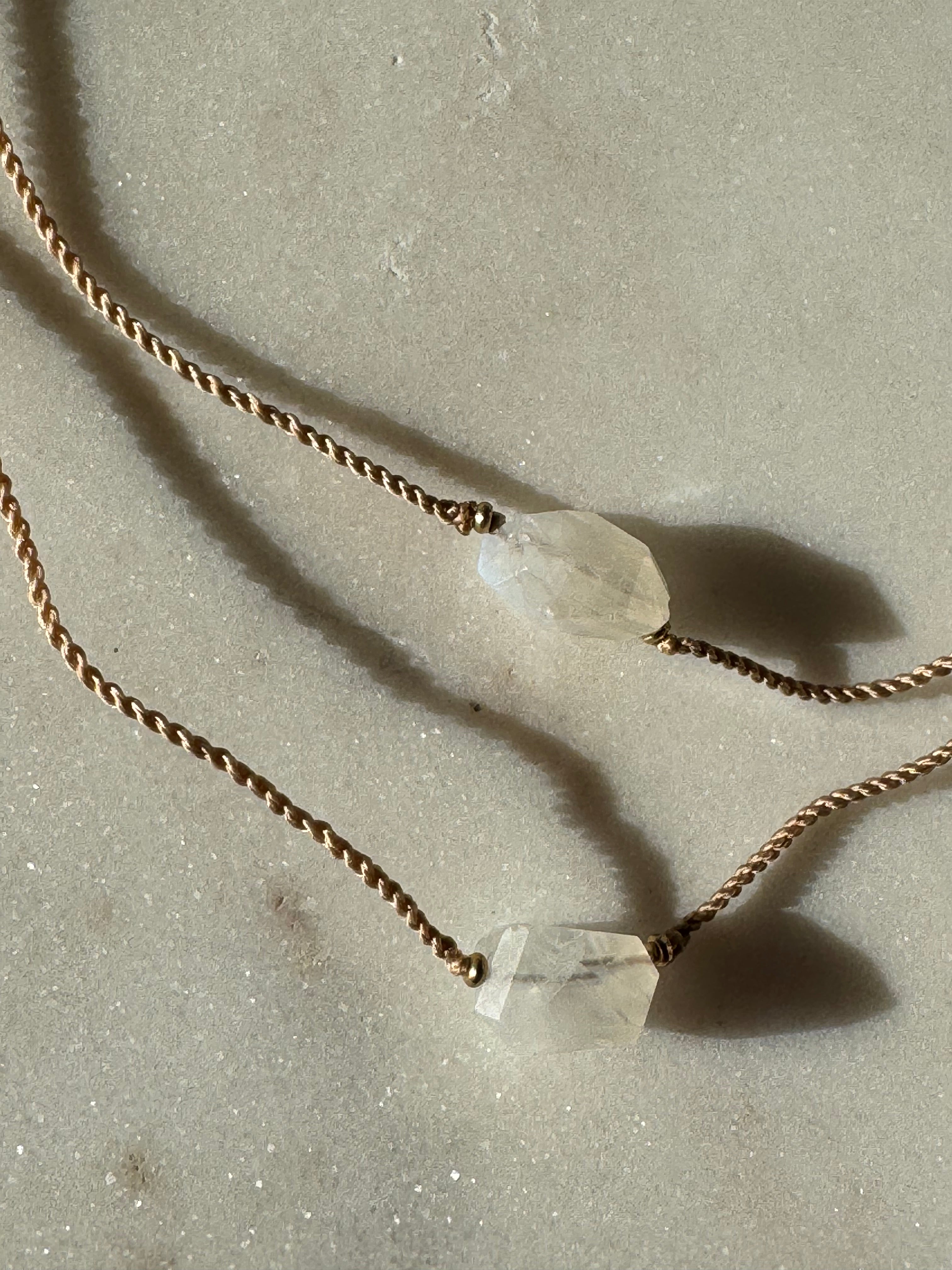 Future Nomads Necklaces 21cm String Quartz Choker