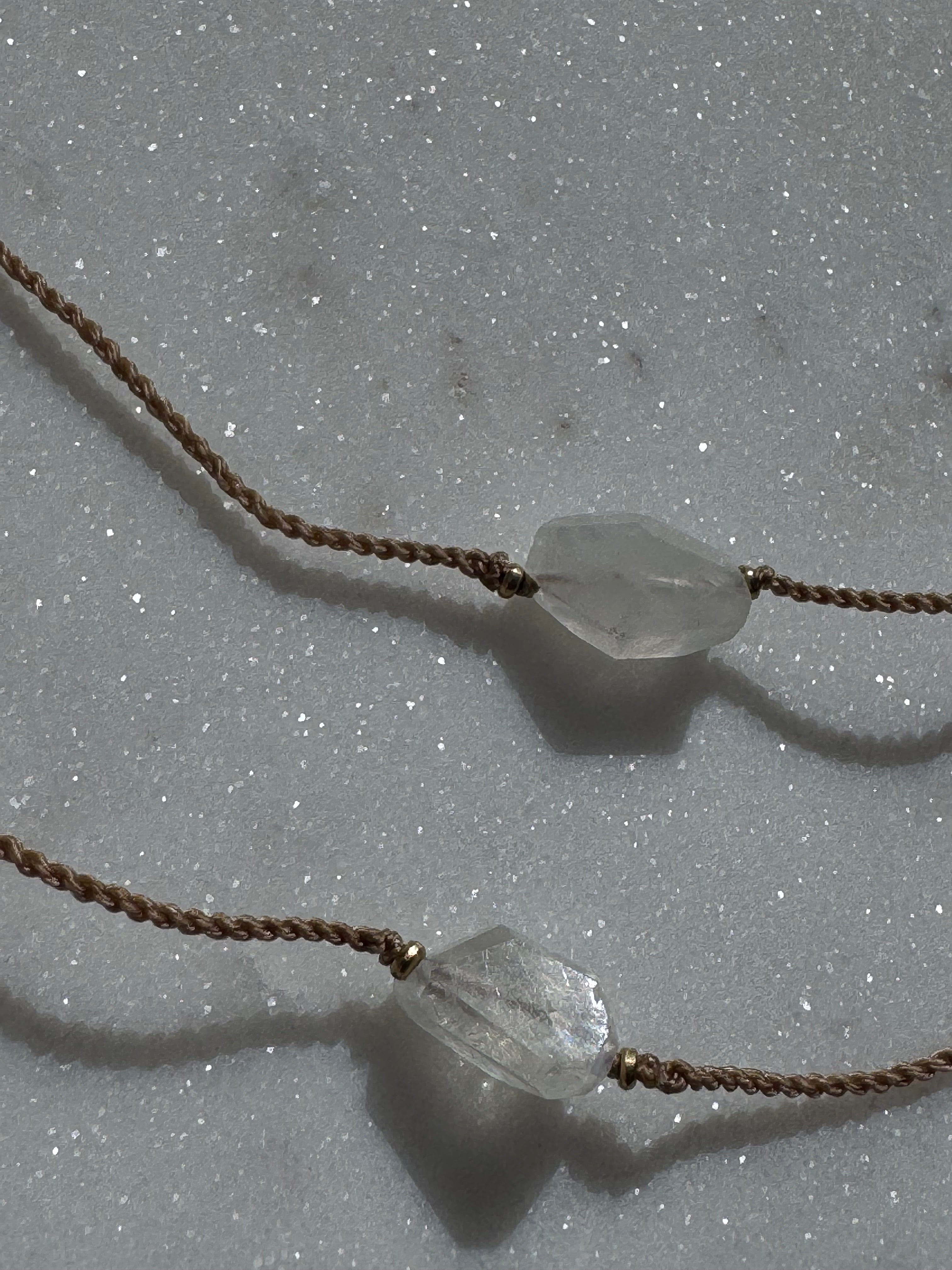 Future Nomads Necklaces 21cm String Quartz Choker